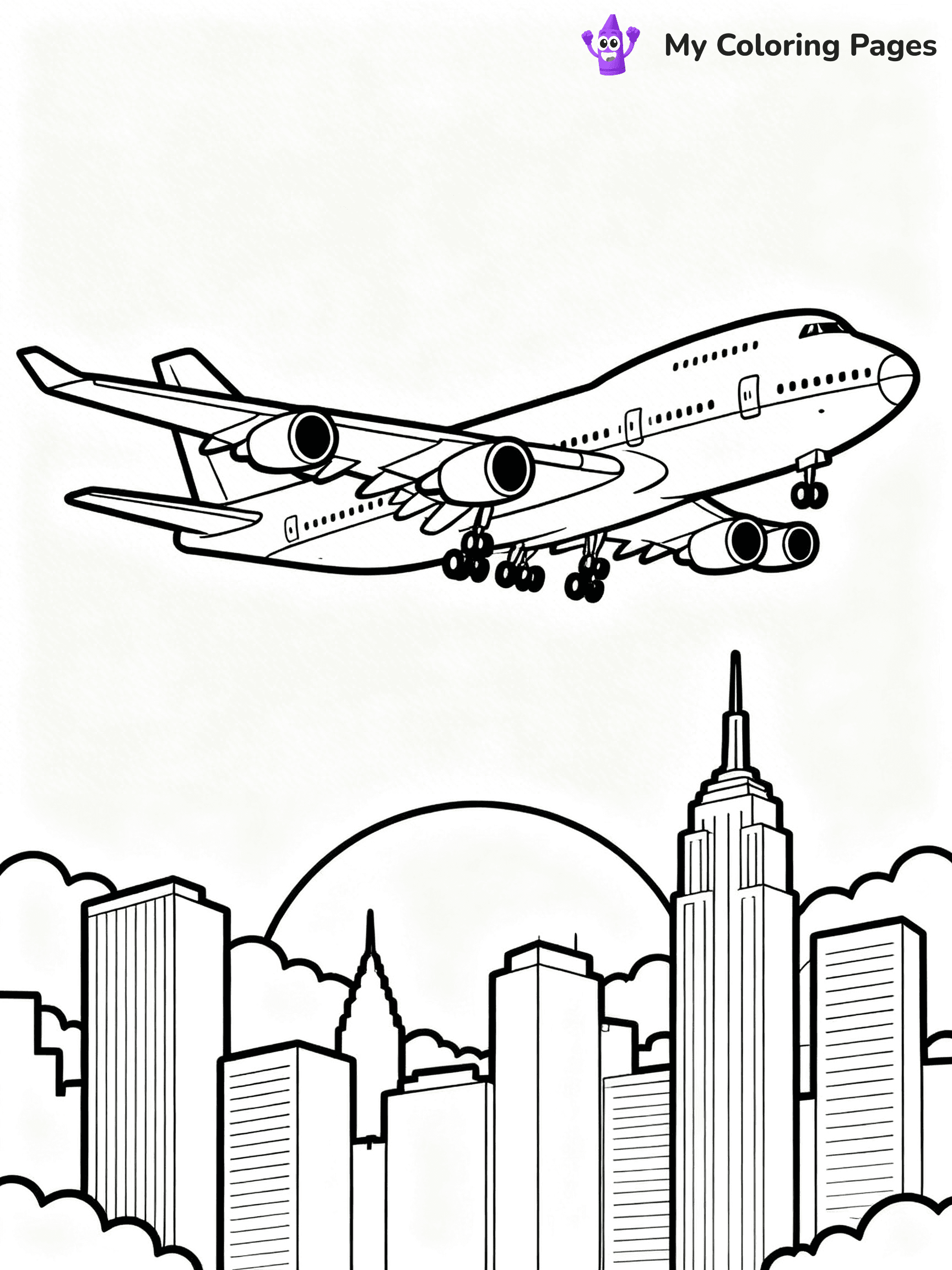 747 Coloring Pages - 6