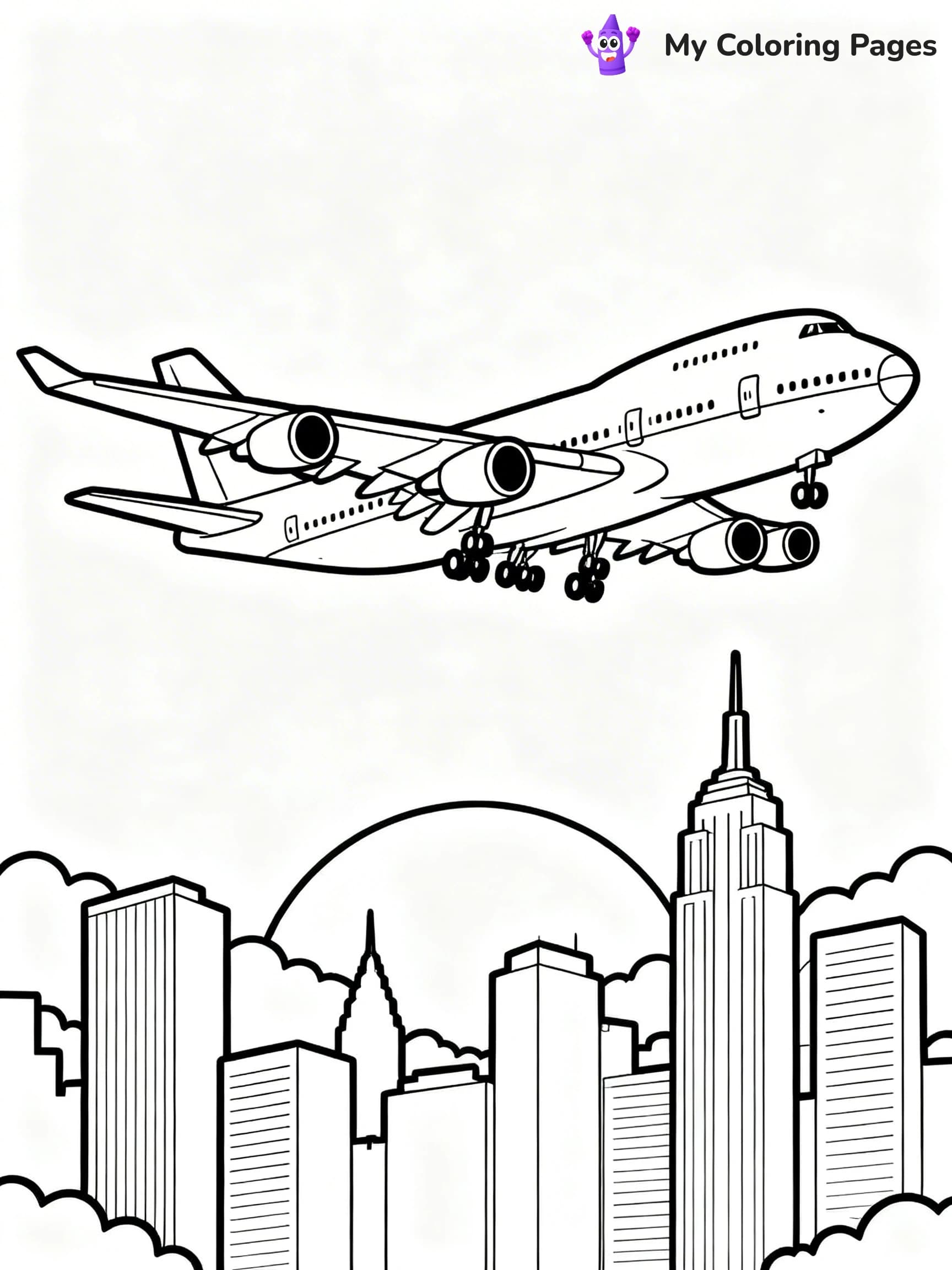747 Coloring Pages - 10