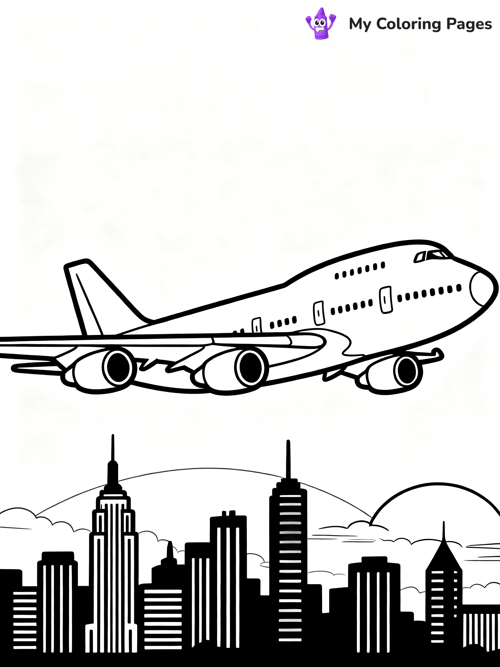 747 Coloring Pages - 5