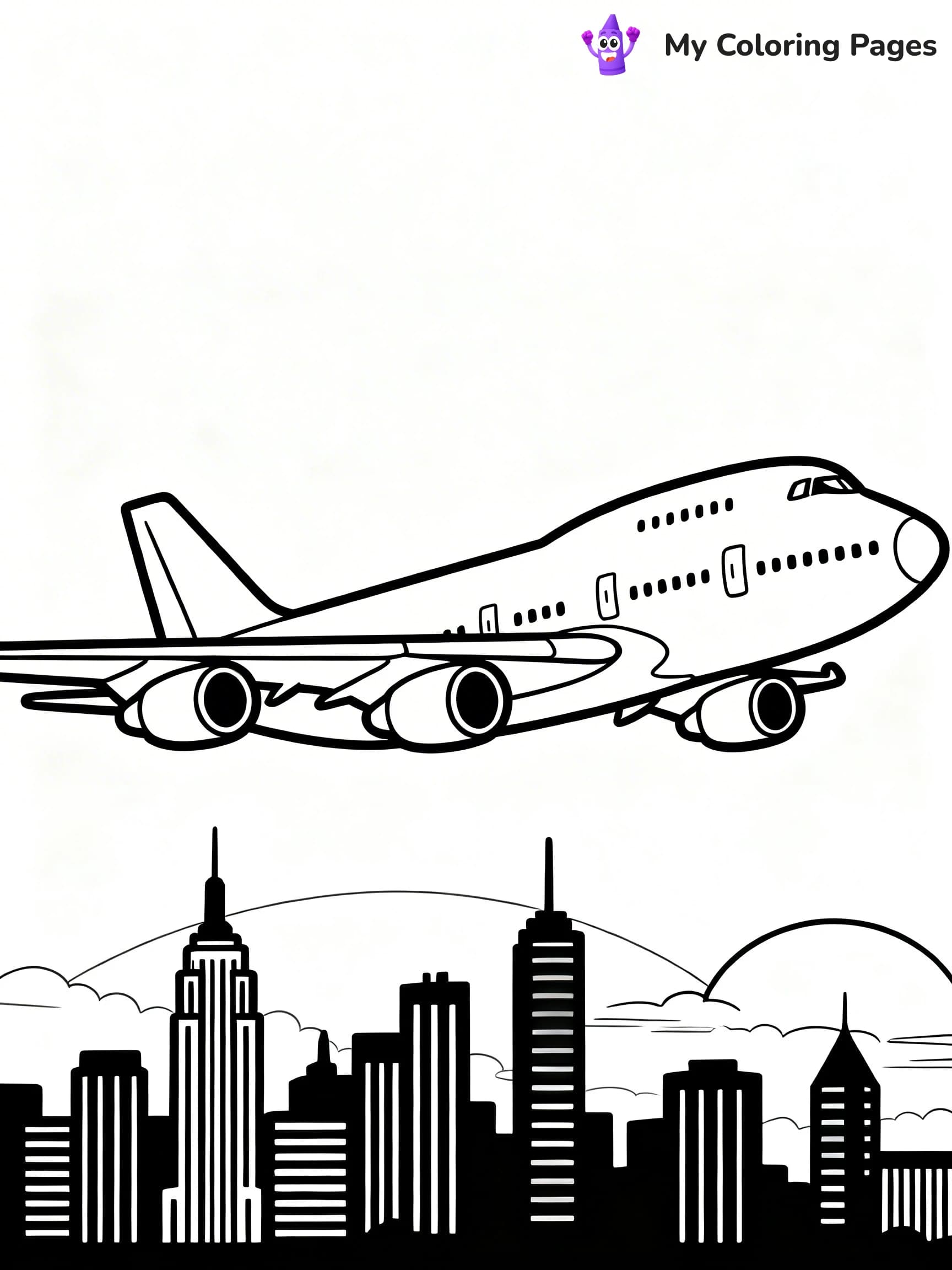 747 Coloring Pages - 9