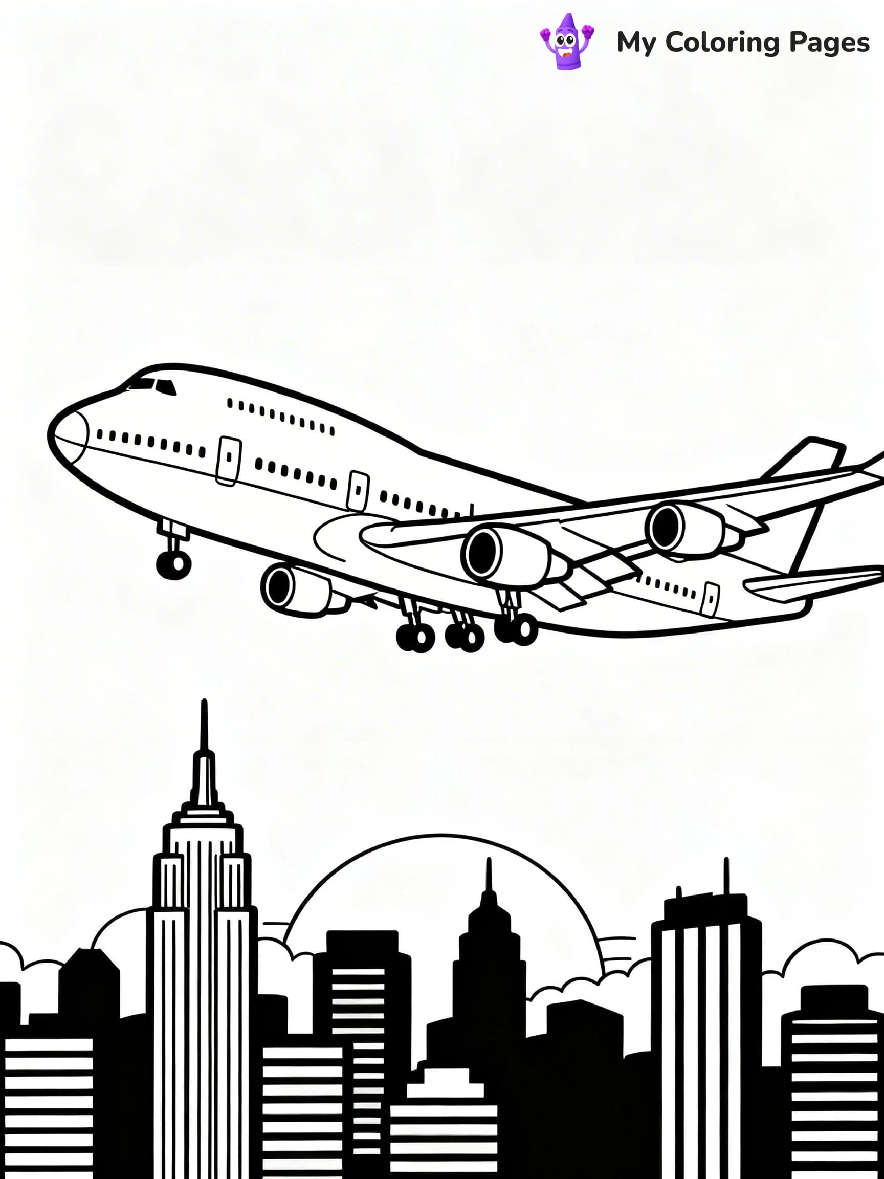 747 Coloring Pages - 8