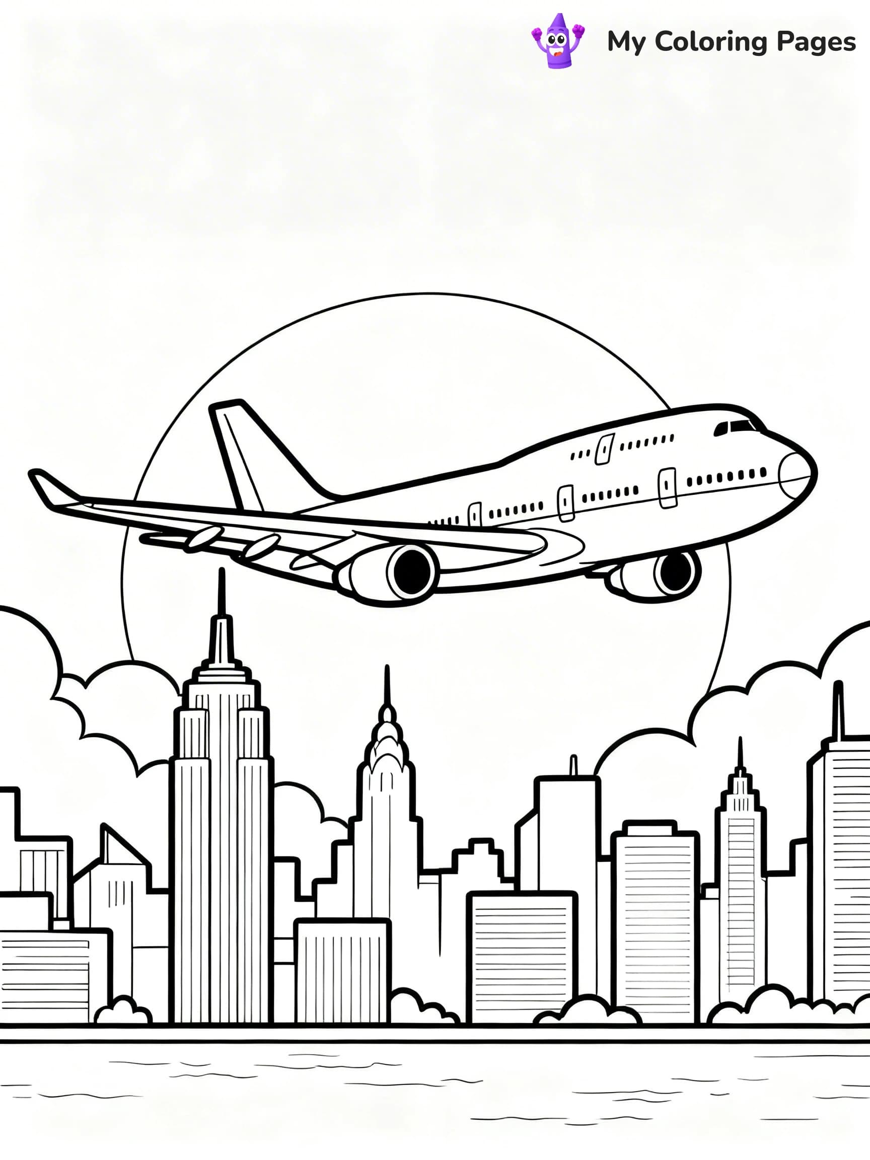 747 Coloring Pages - 7