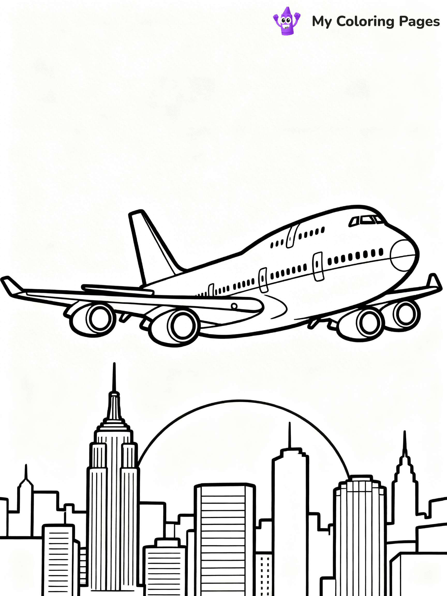 747 Coloring Pages - 2