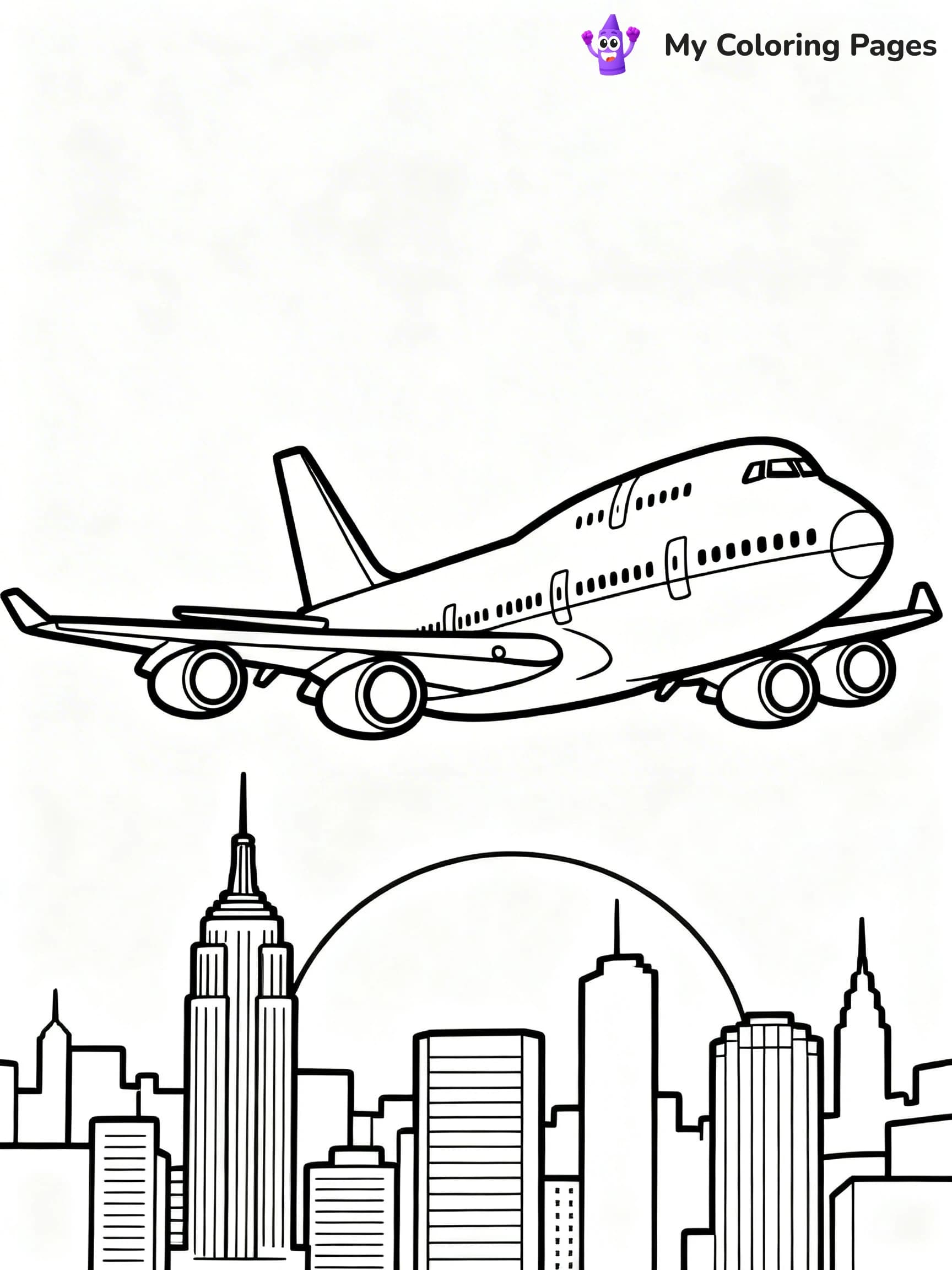 747 Coloring Pages - 6