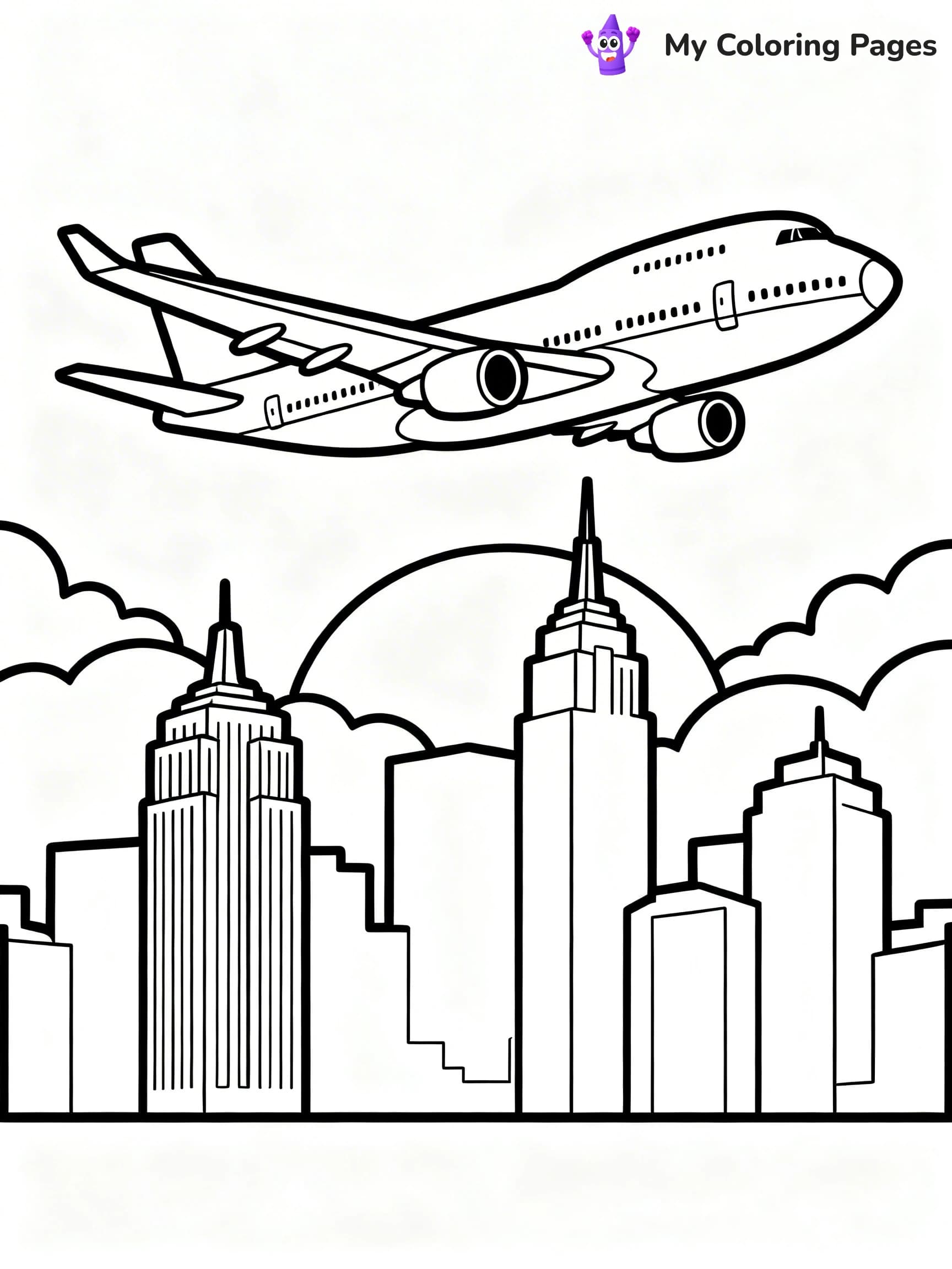 747 Coloring Pages - 5
