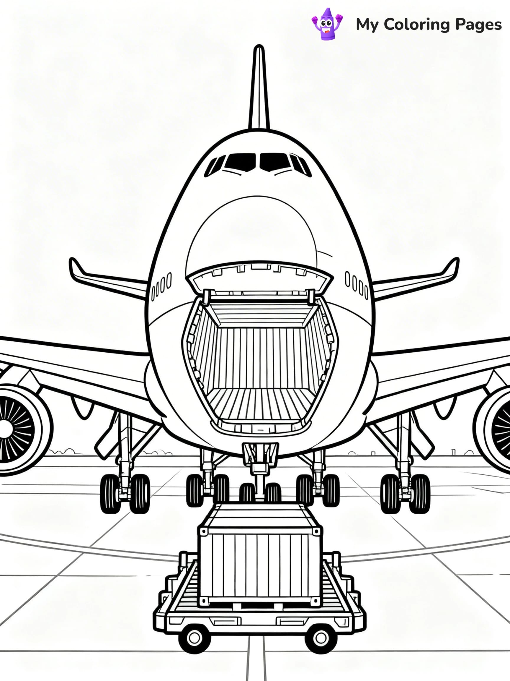 747 Coloring Pages - 4