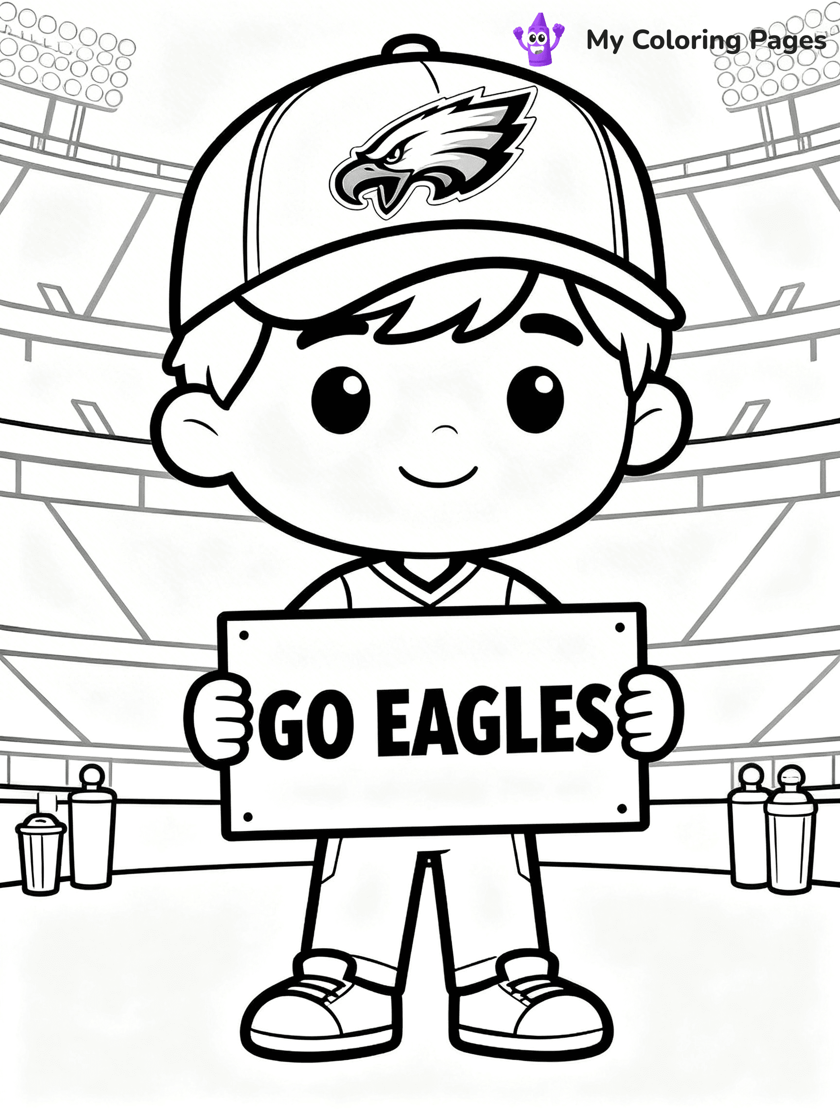 Philadelphia Eagles Coloring Pages - 14