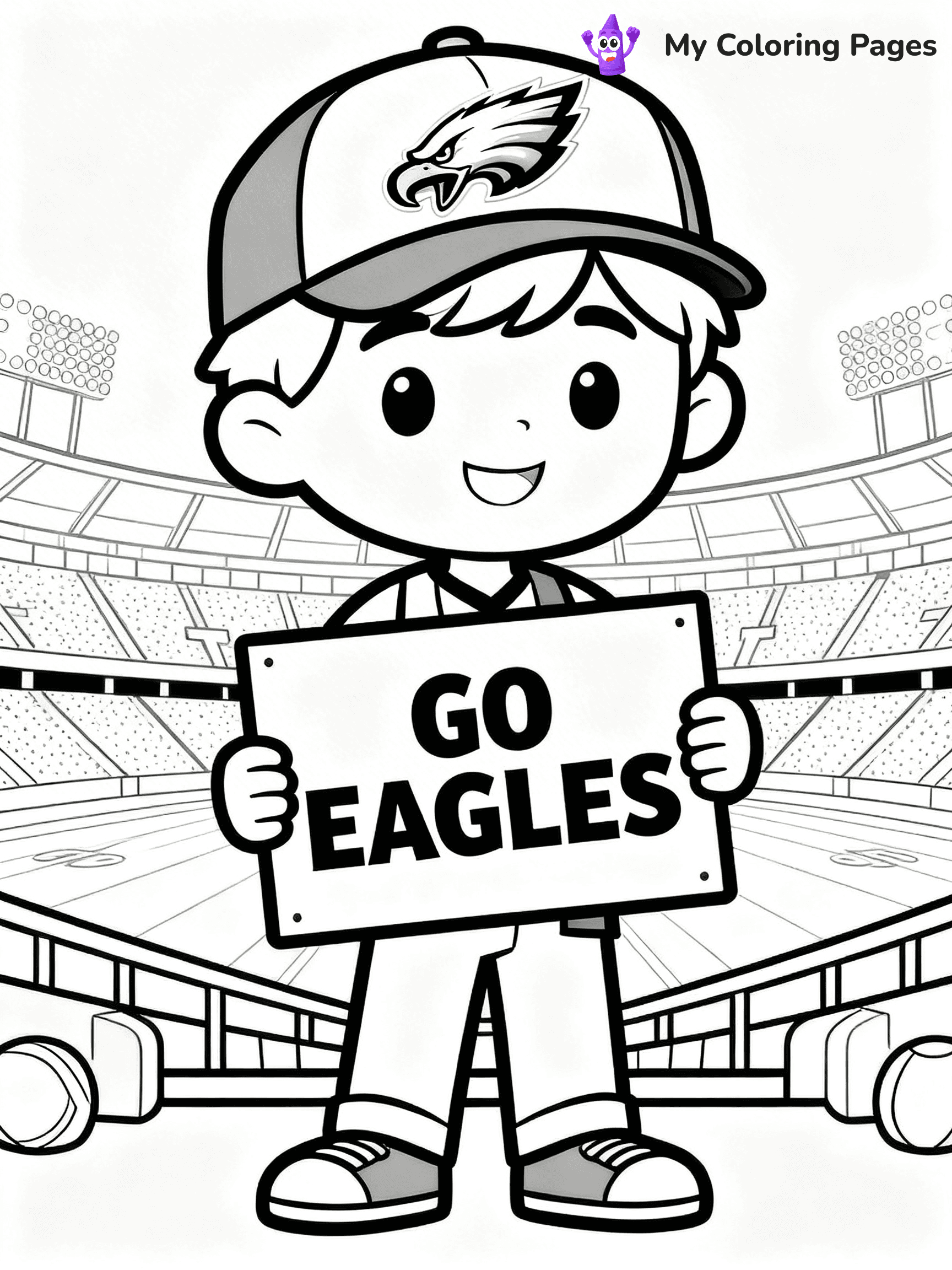 Philadelphia Eagles Coloring Pages - 12