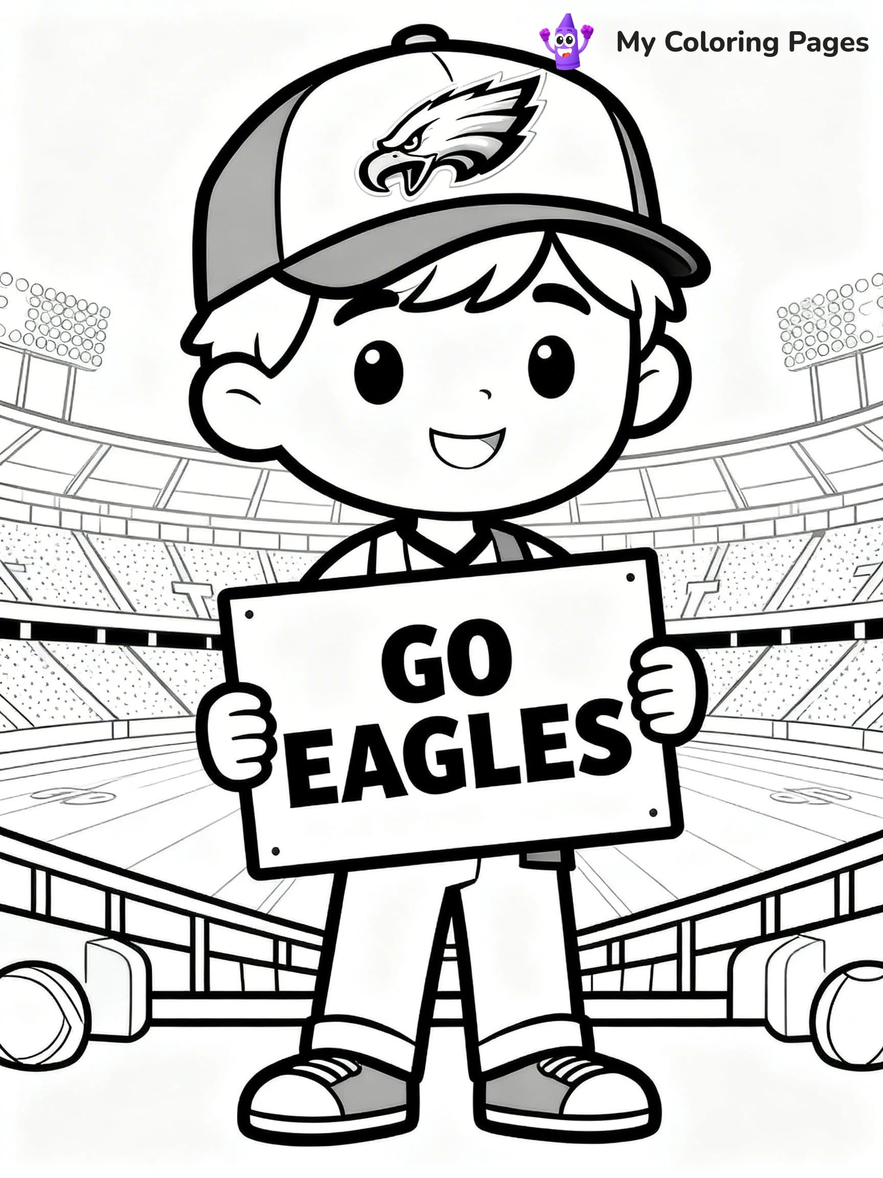 Philadelphia Eagles Coloring Pages - 12