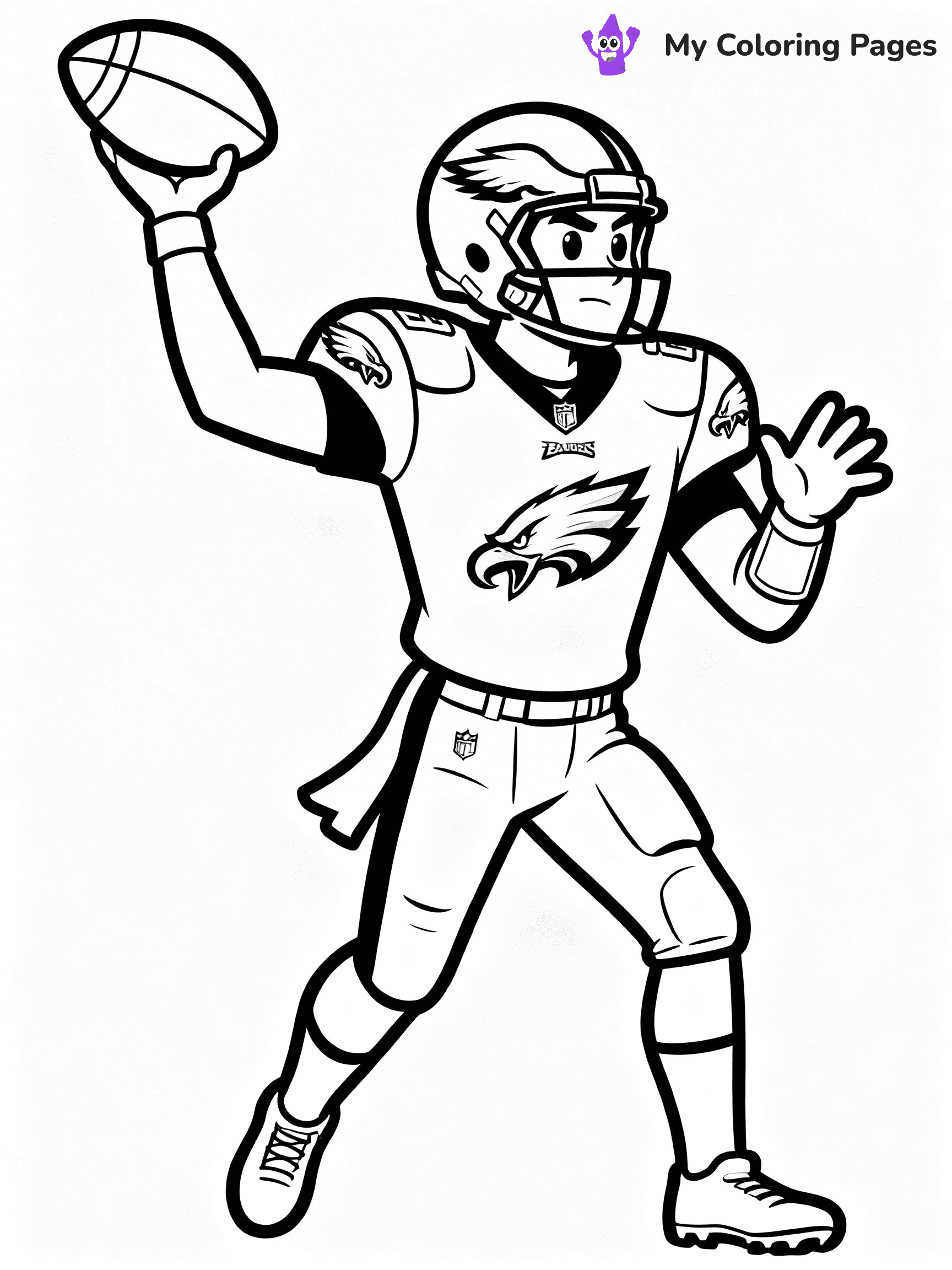 Philadelphia Eagles Coloring Pages - 11