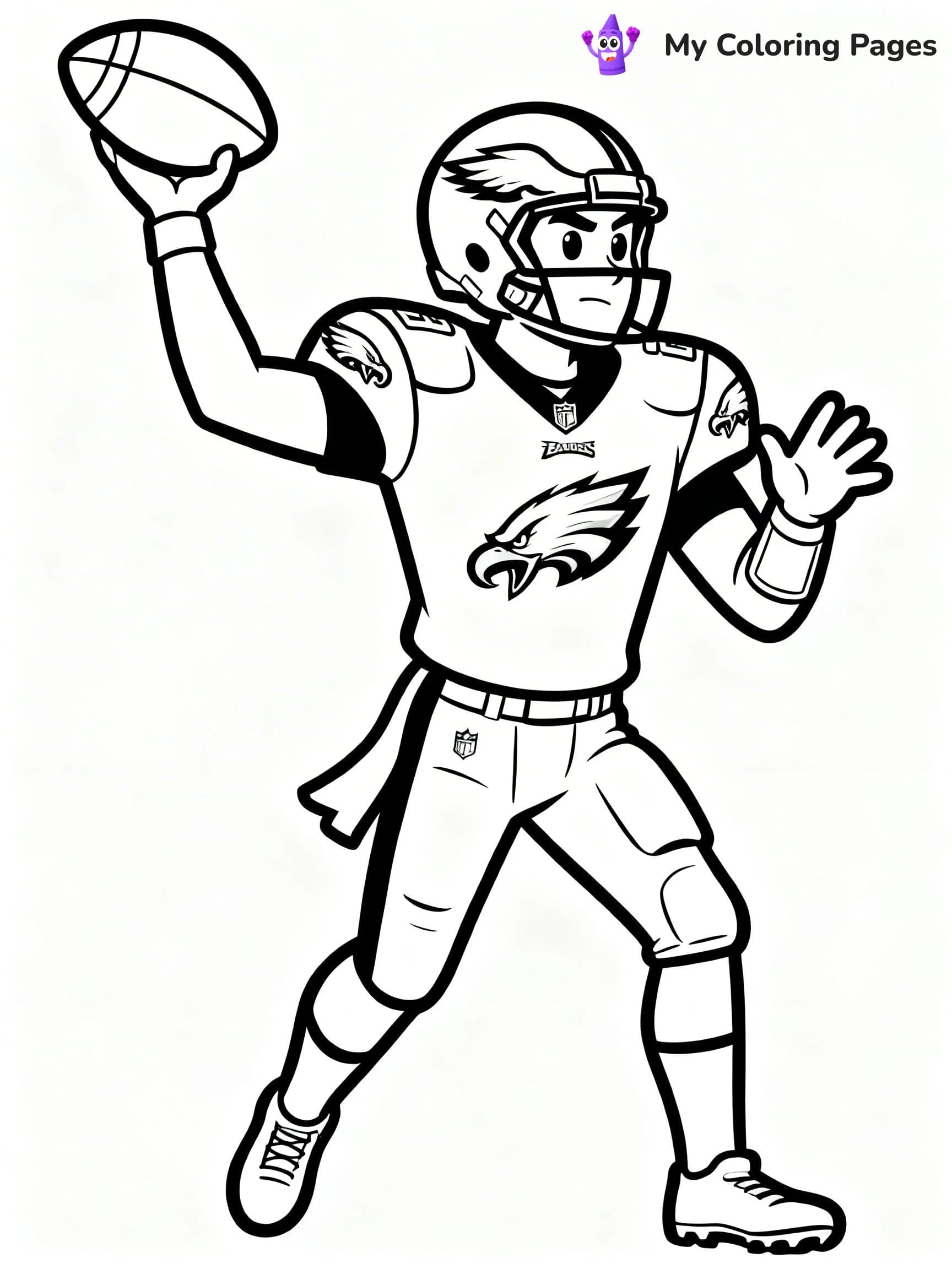 Philadelphia Eagles Coloring Pages - 11