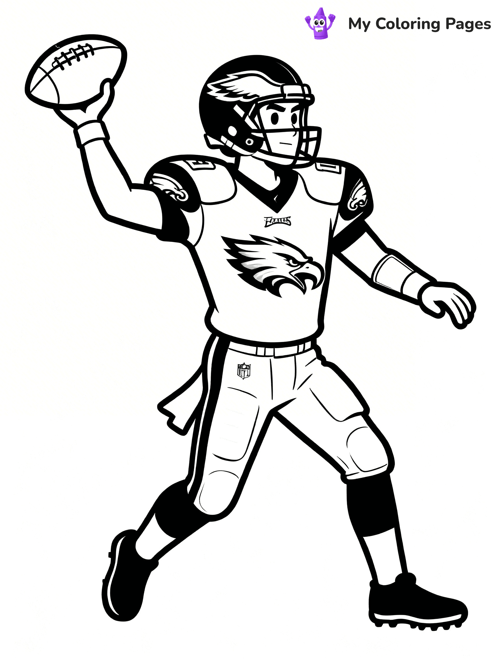 Philadelphia Eagles Coloring Pages - 9