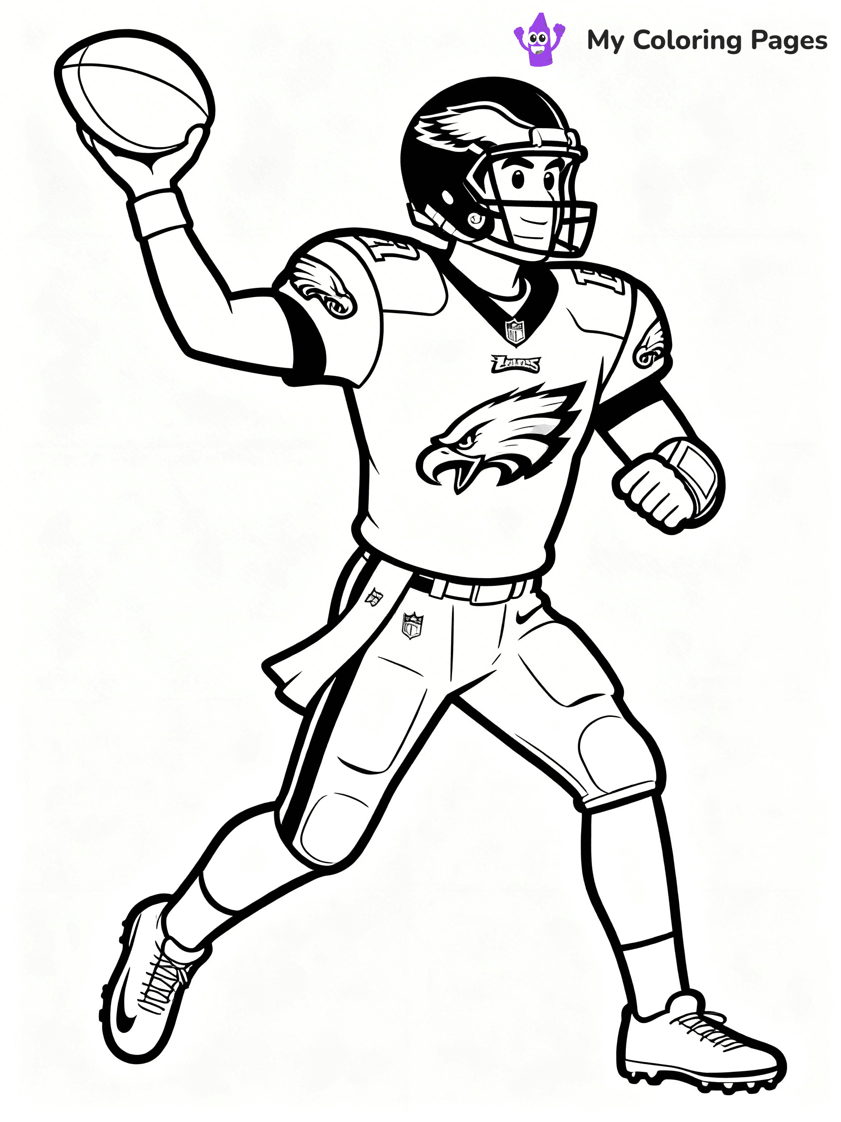 Philadelphia Eagles Coloring Pages - 8
