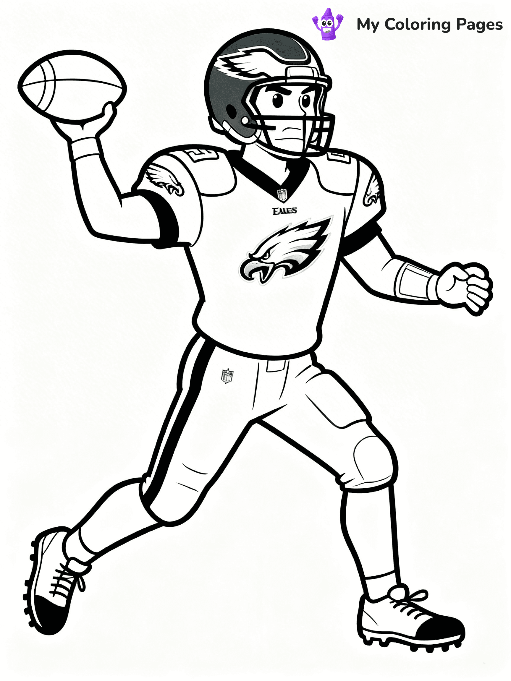 Philadelphia Eagles Coloring Pages - 7