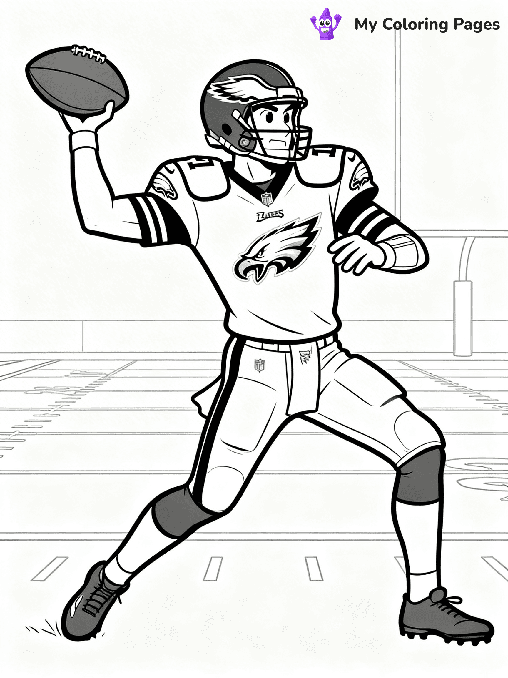 Philadelphia Eagles Coloring Pages - 6