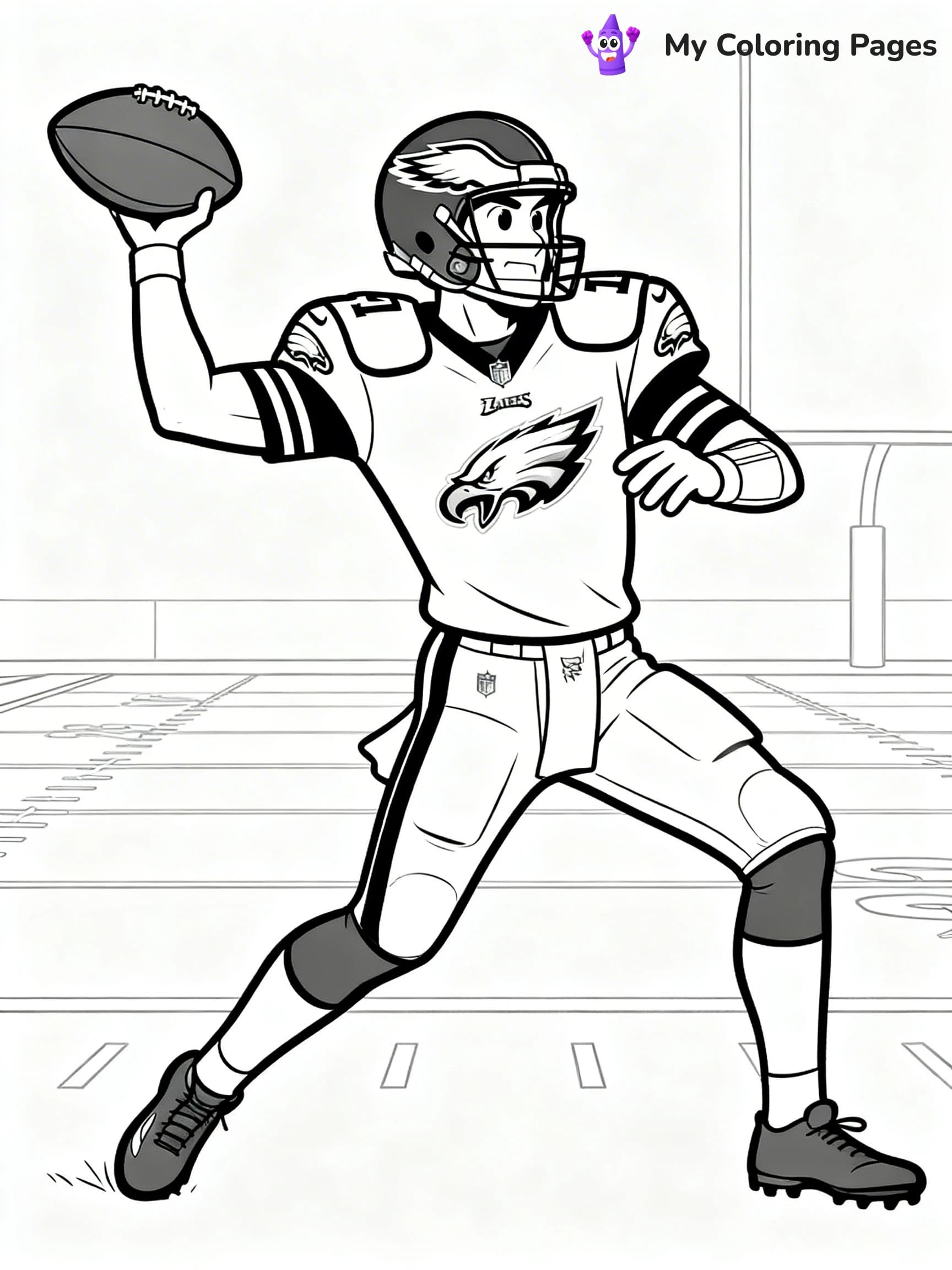 Philadelphia Eagles Coloring Pages - 6