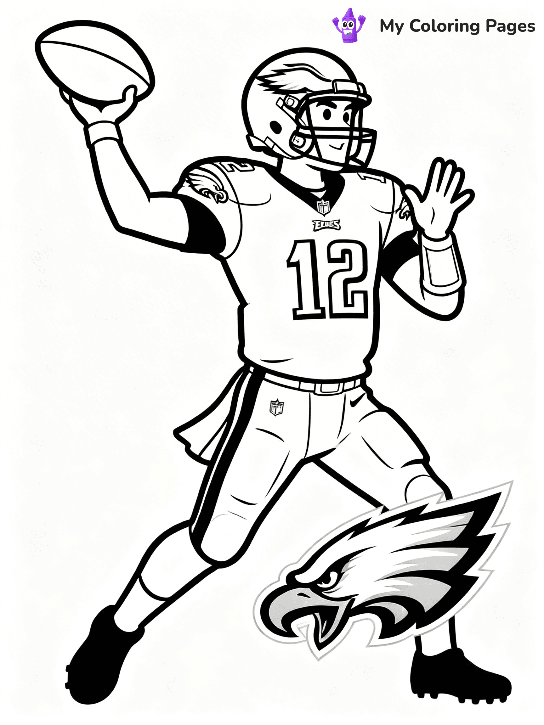 Philadelphia Eagles Coloring Pages - 5