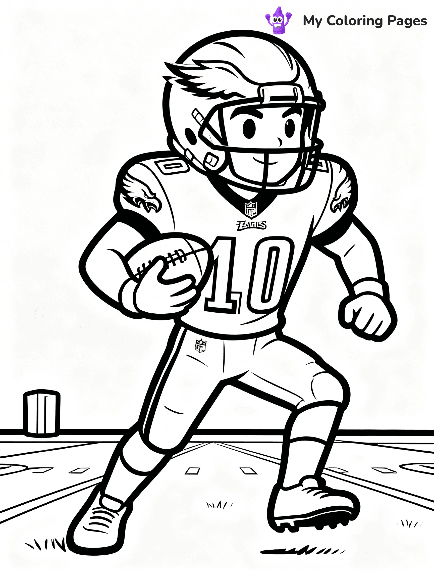 Philadelphia Eagles Coloring Pages - 4