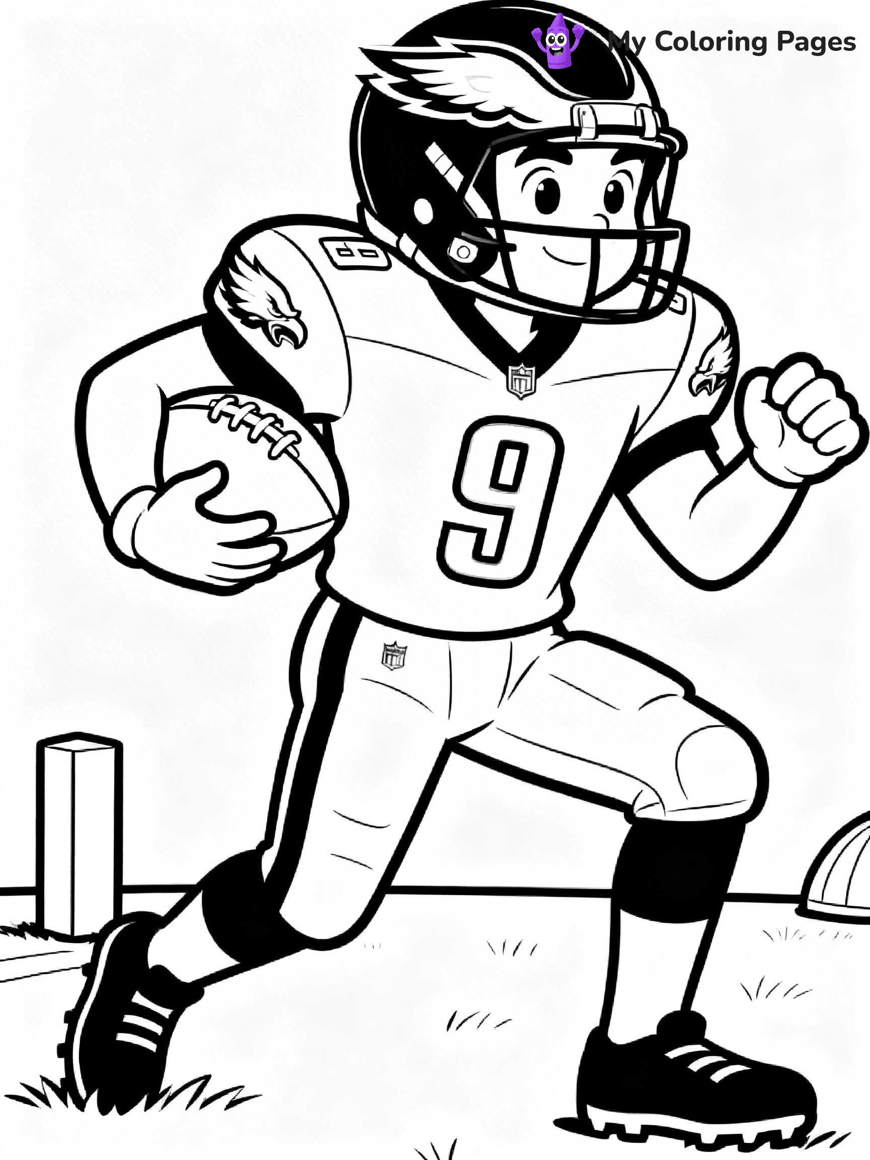 Philadelphia Eagles Coloring Pages - 3