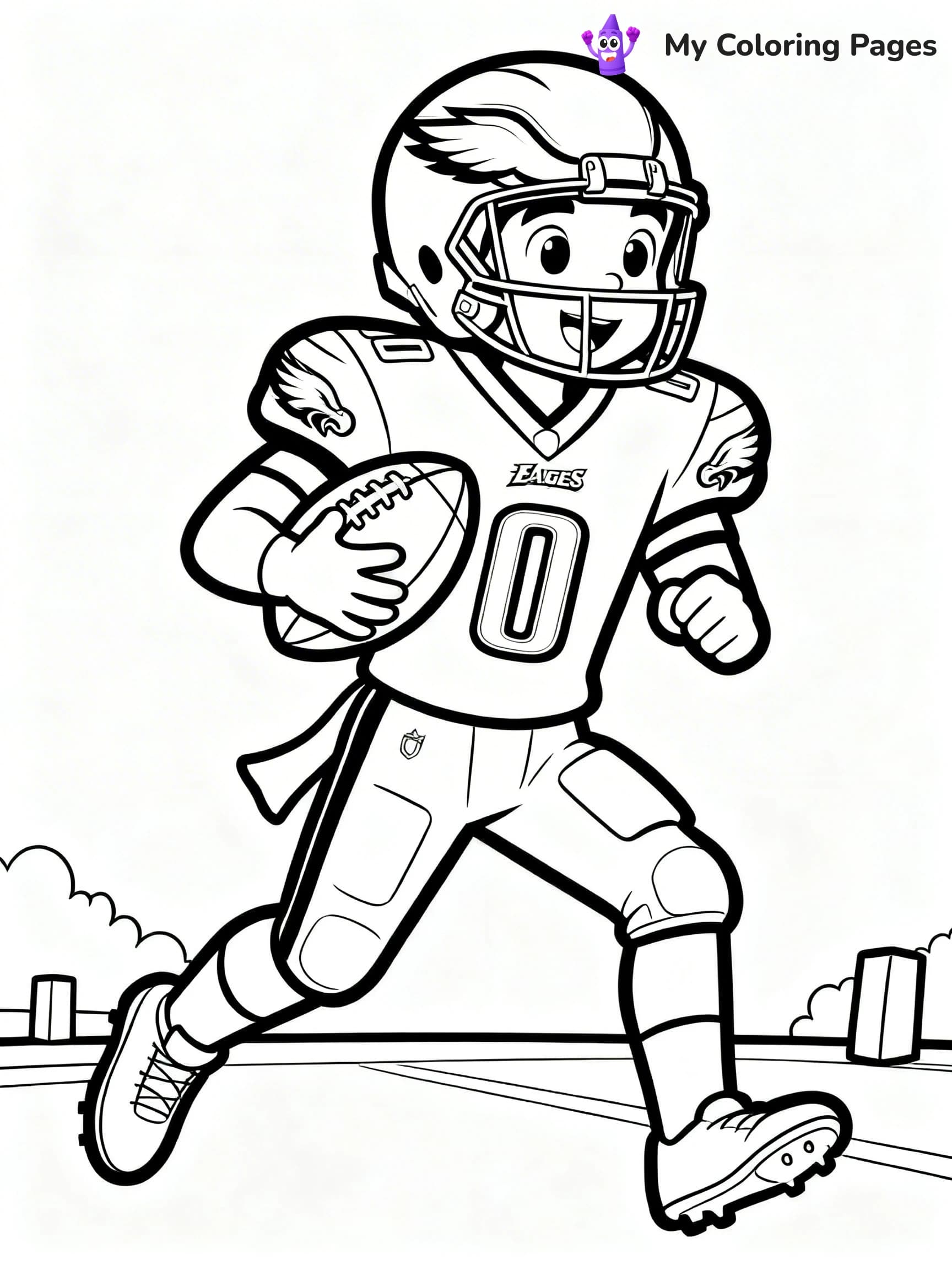 Philadelphia Eagles Coloring Pages - 2