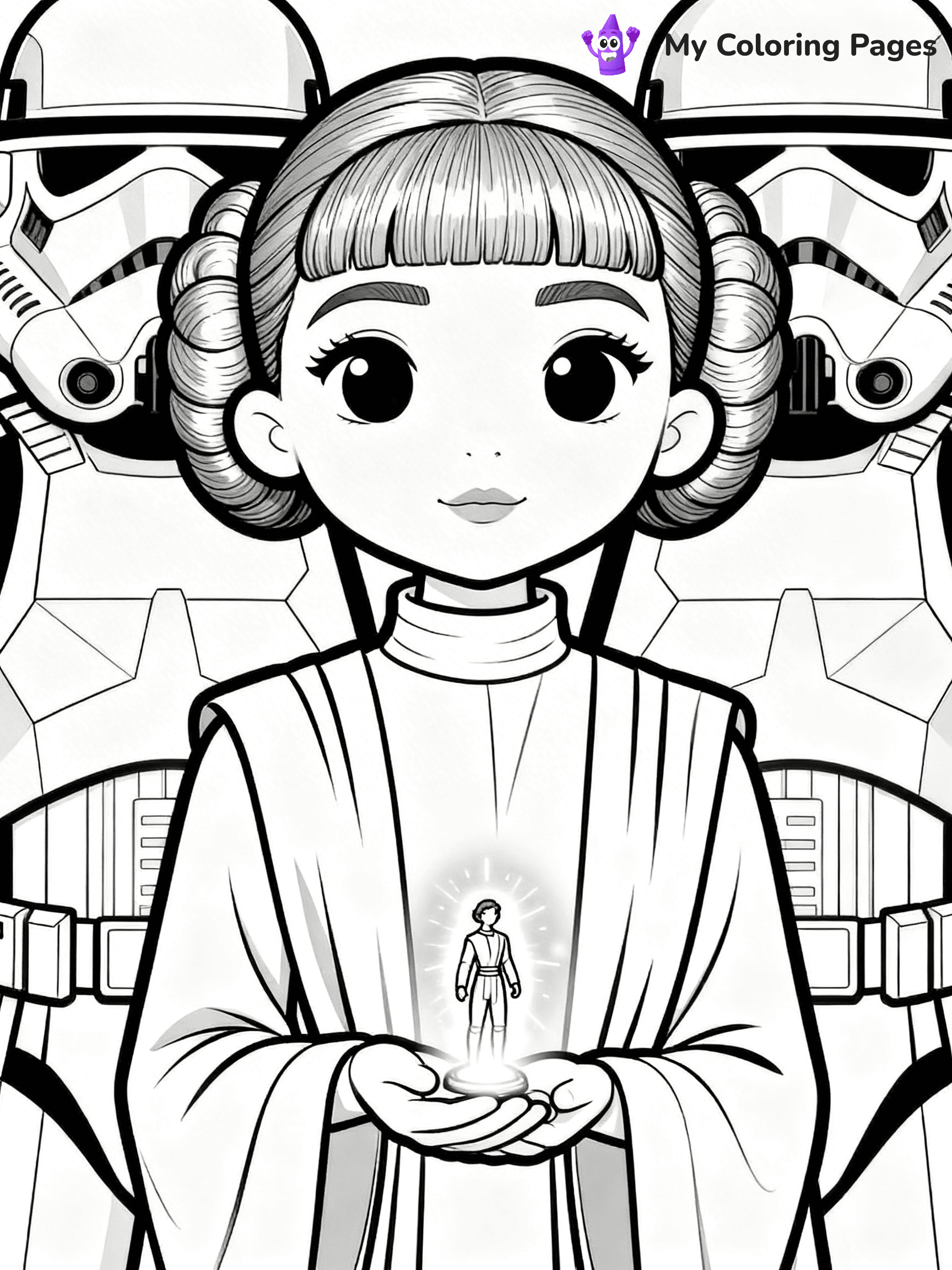 R2D2 Coloring Pages - 26
