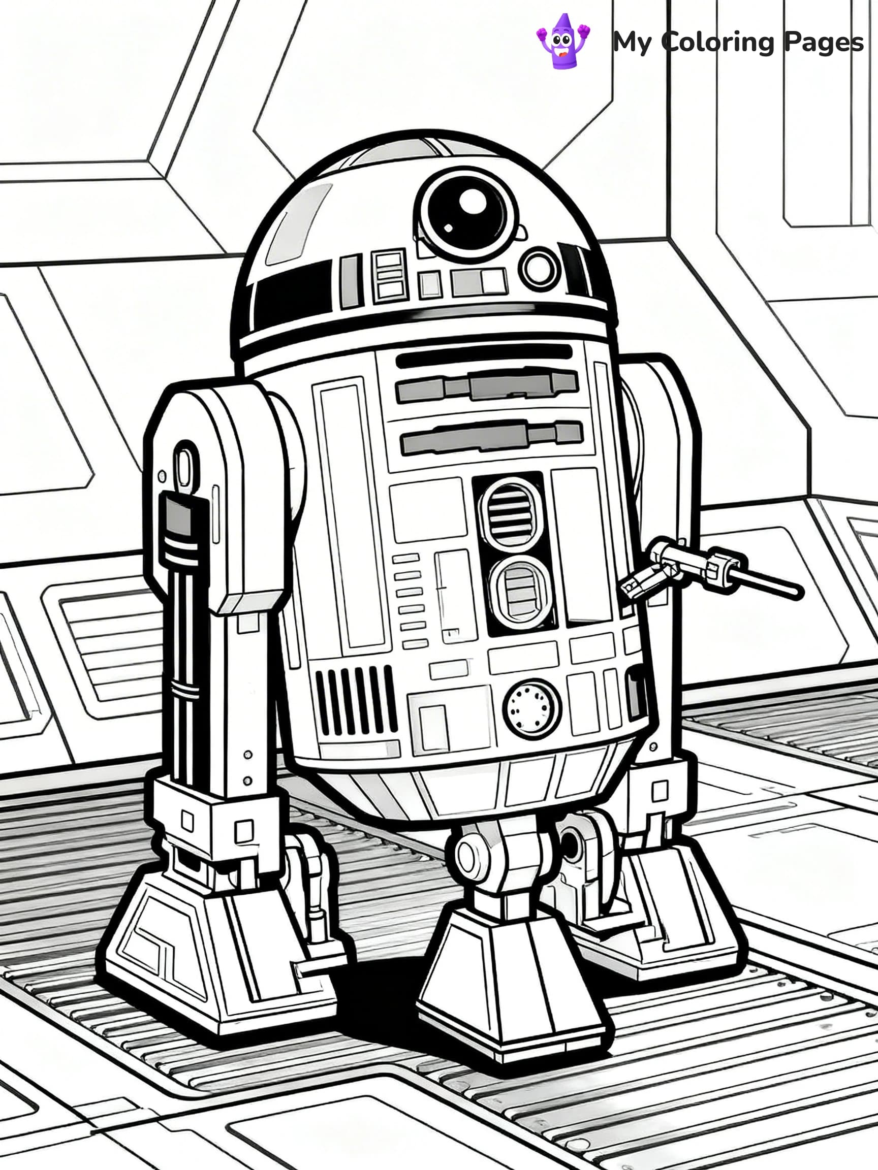 R2D2 Coloring Pages - 14