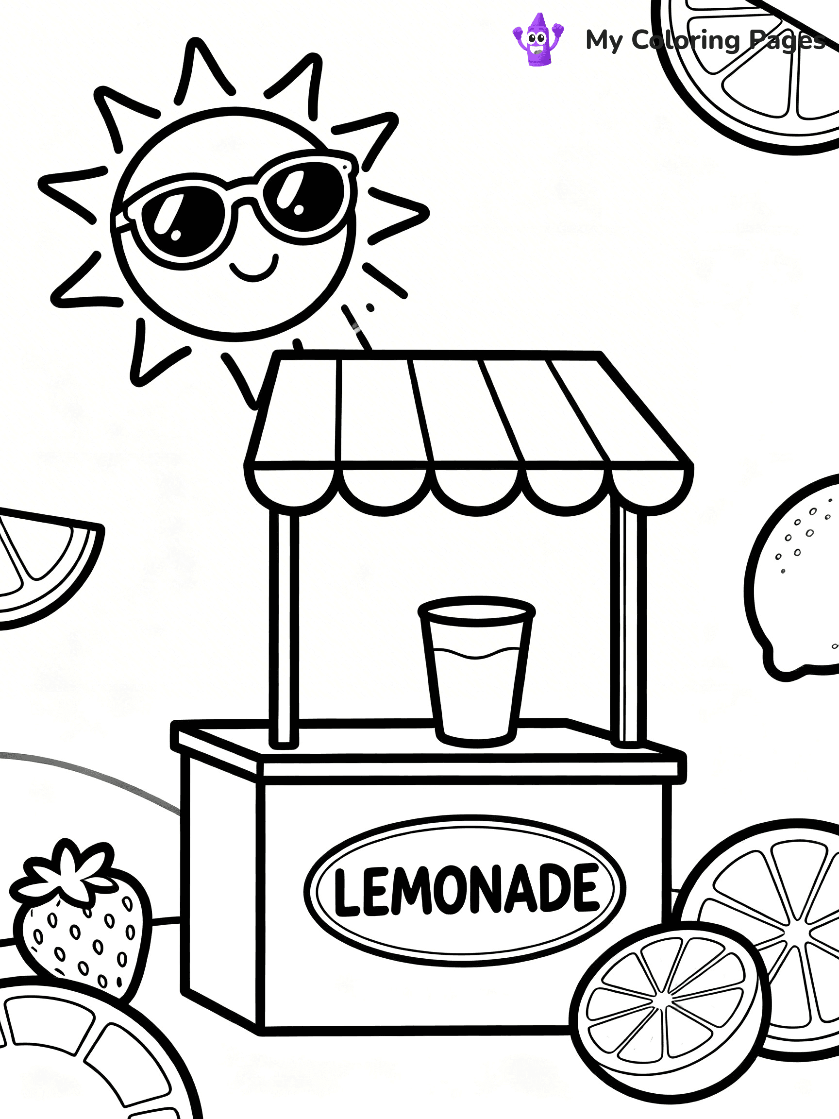 Lemonade Coloring Pages - 6