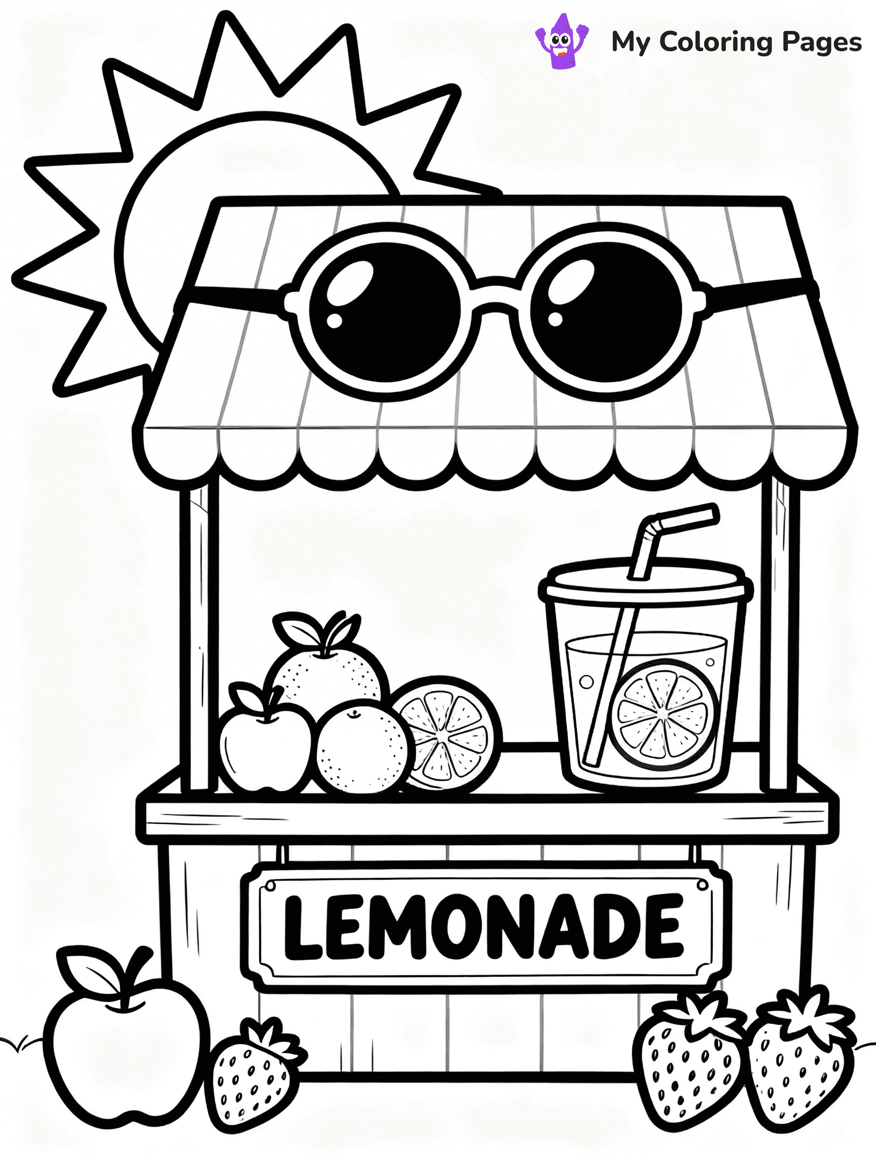 Lemonade Coloring Pages - 5