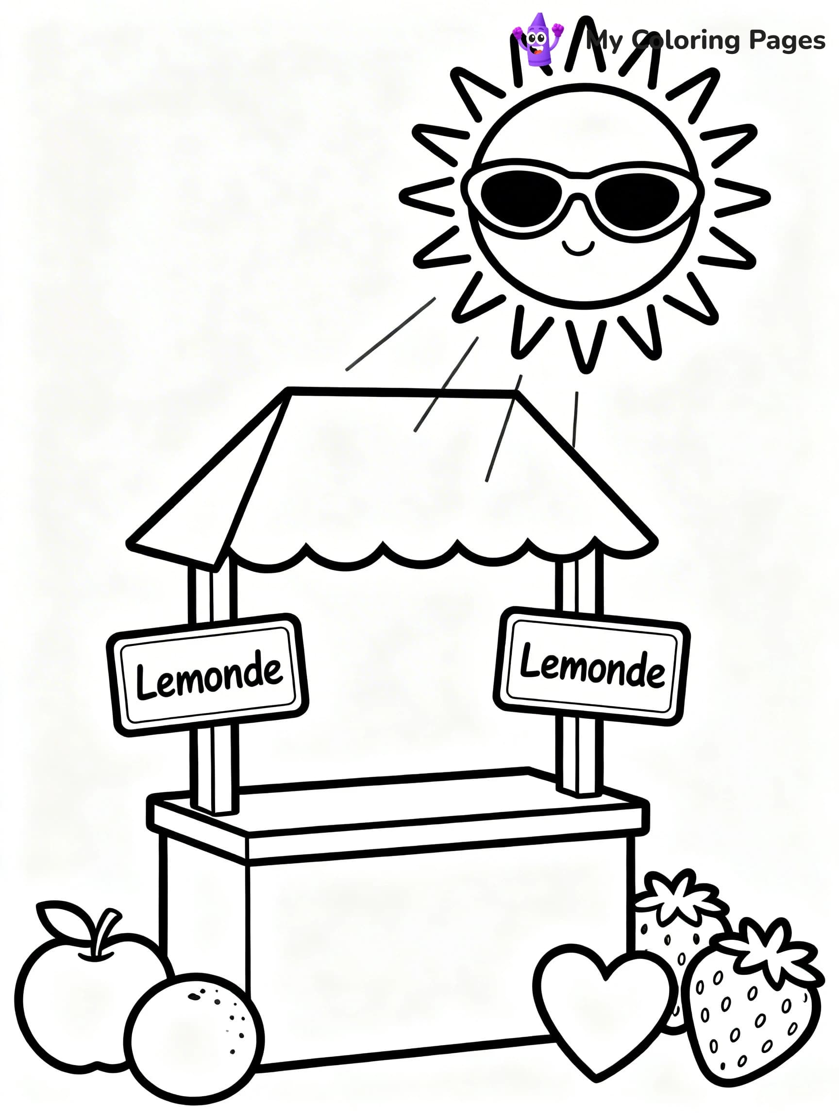 Lemonade Coloring Pages - 4