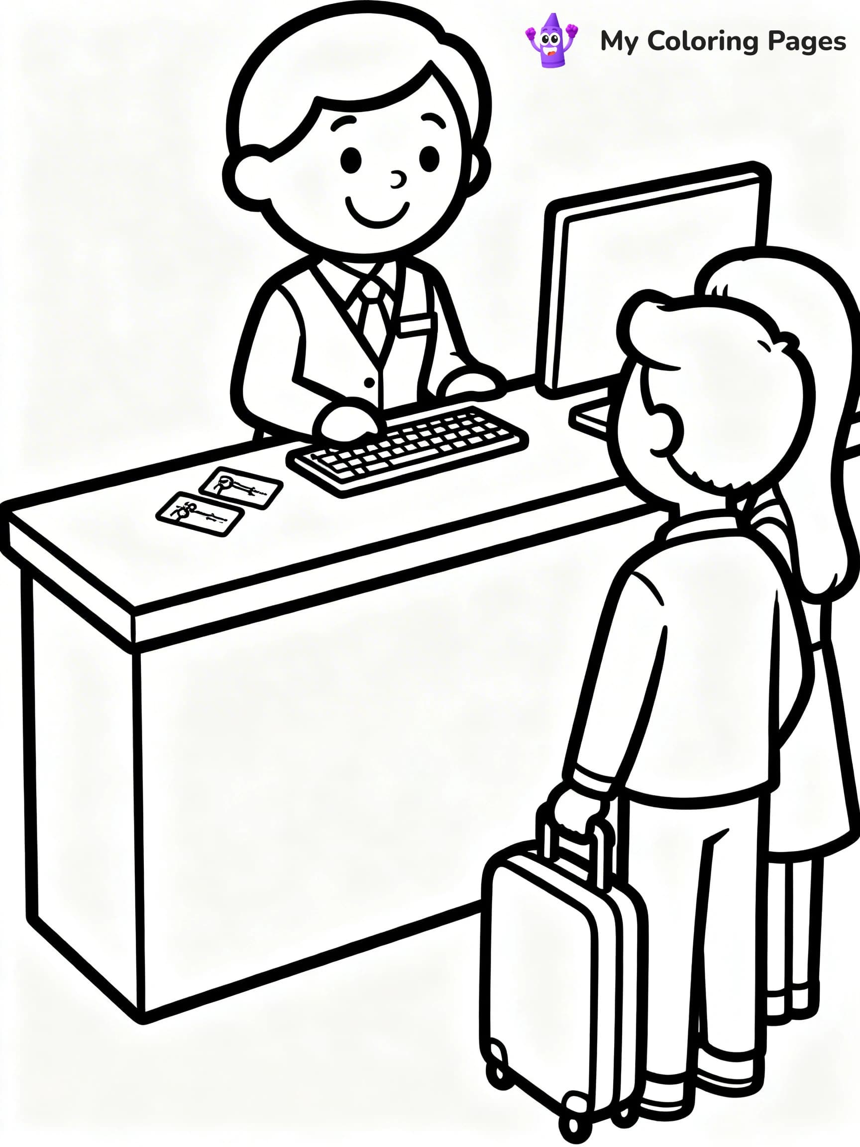 Hotel Coloring Pages - 24