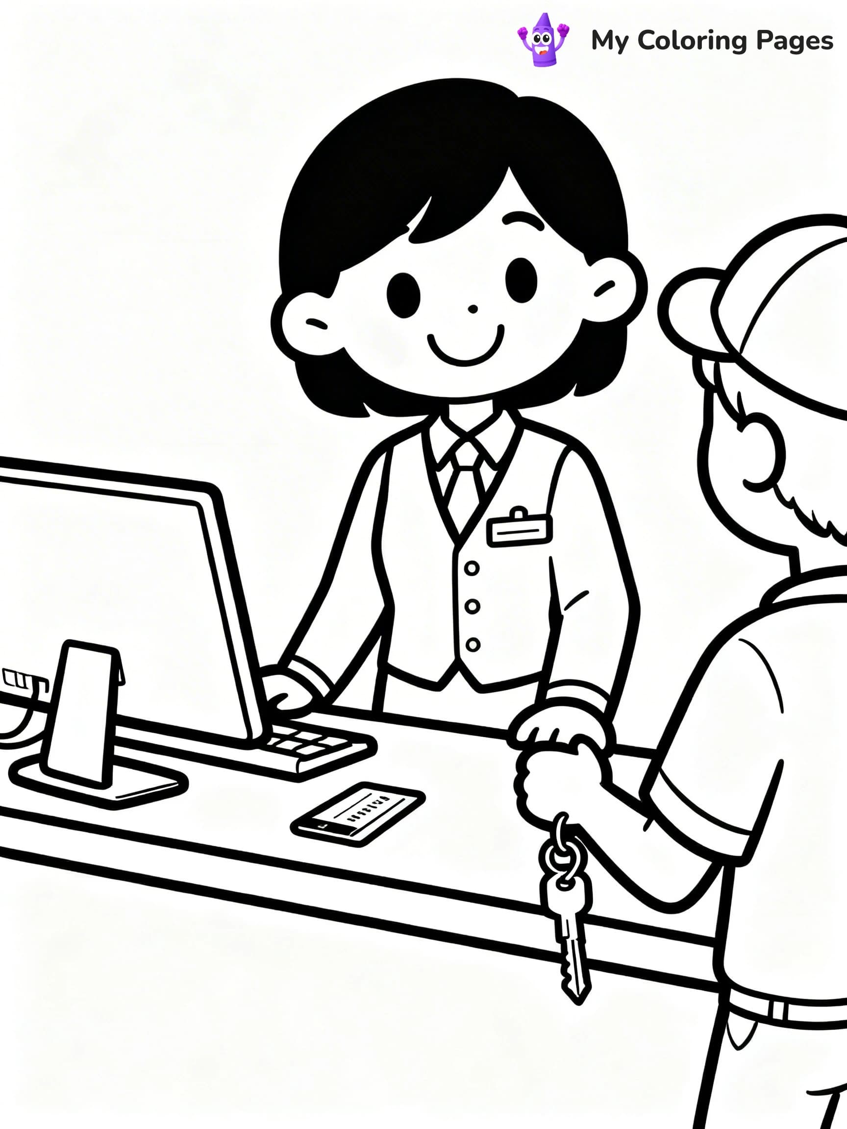 Hotel Coloring Pages - 22