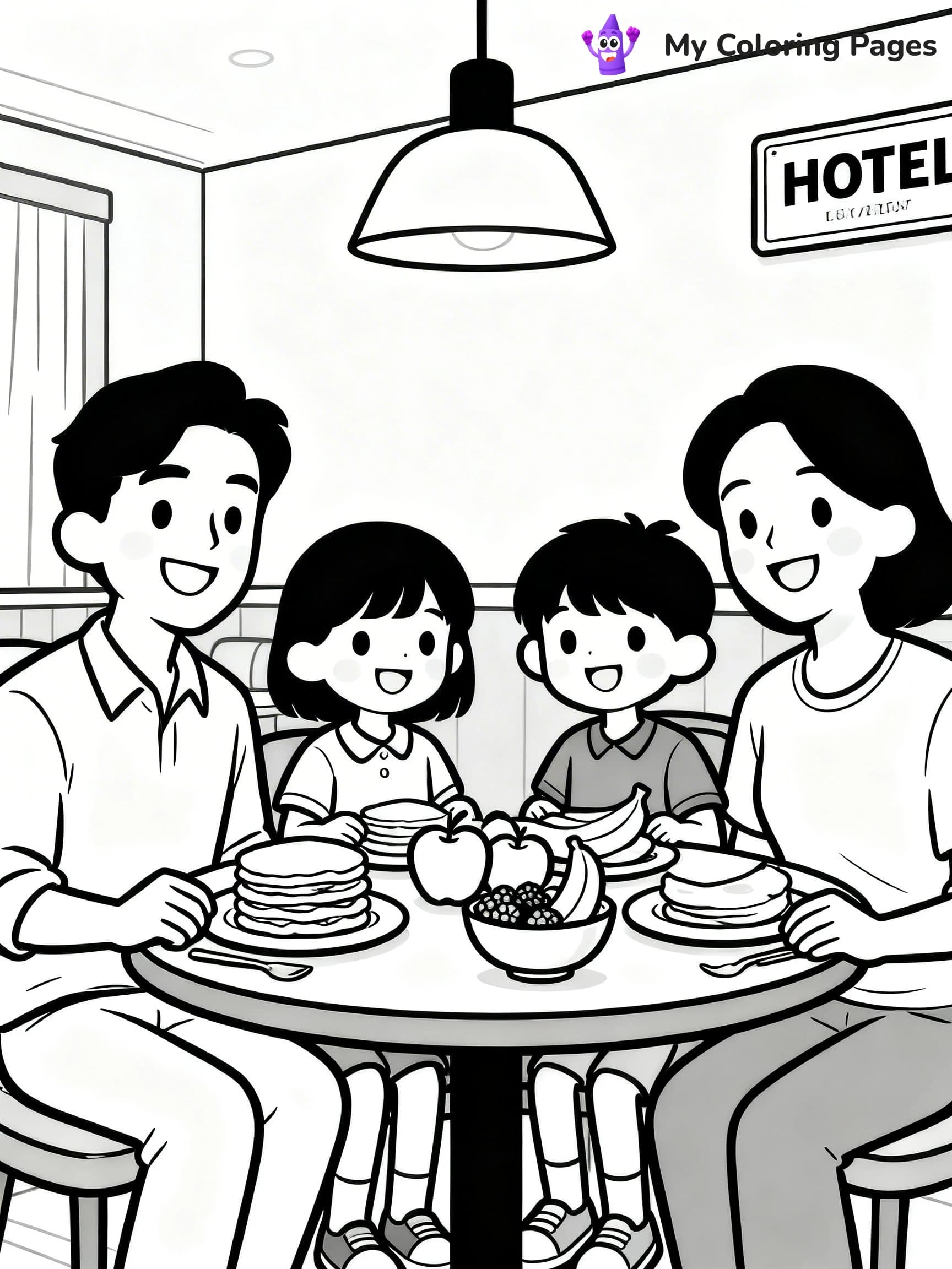 Hotel Coloring Pages - 19