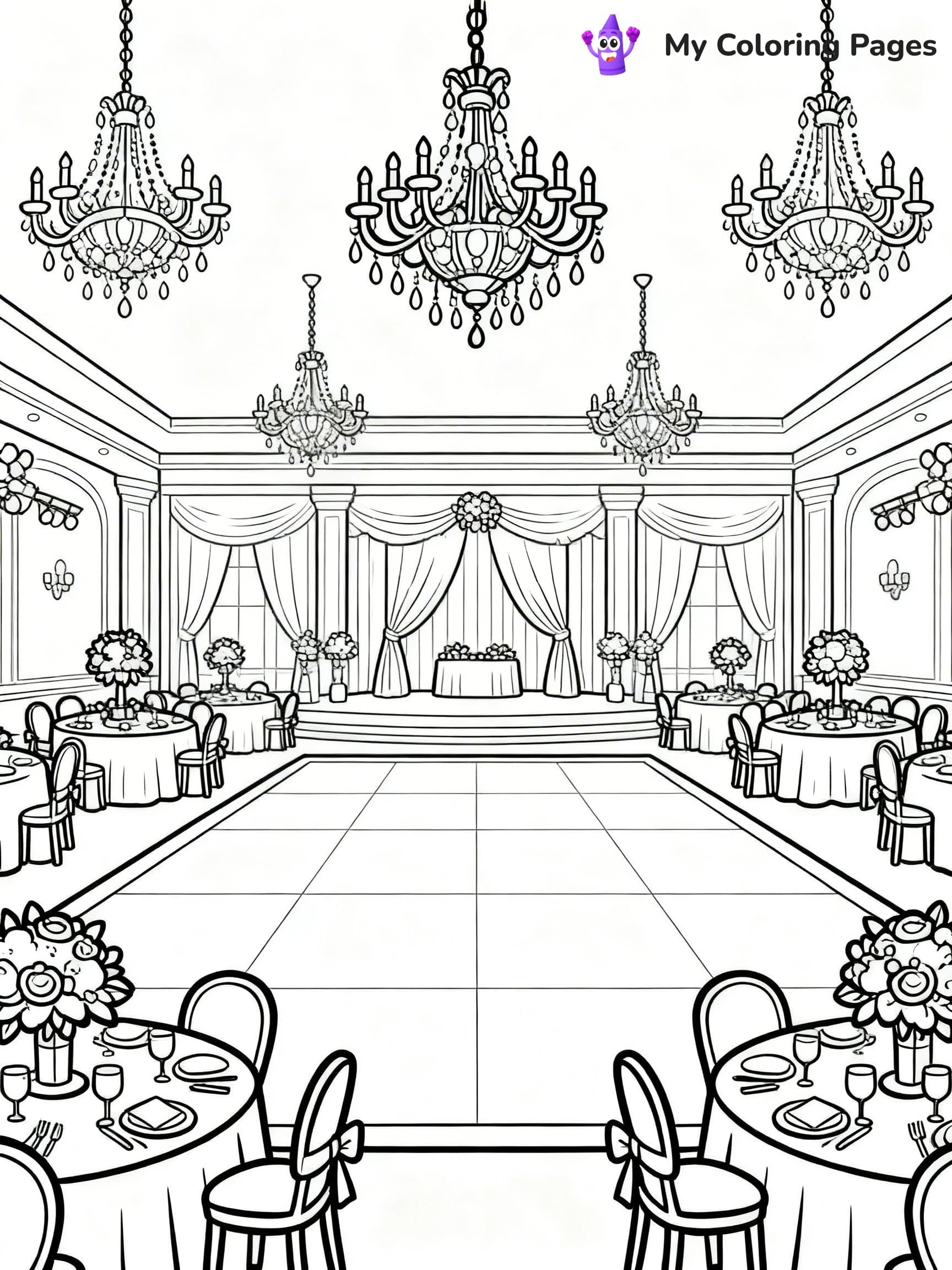 Hotel Coloring Pages - 8