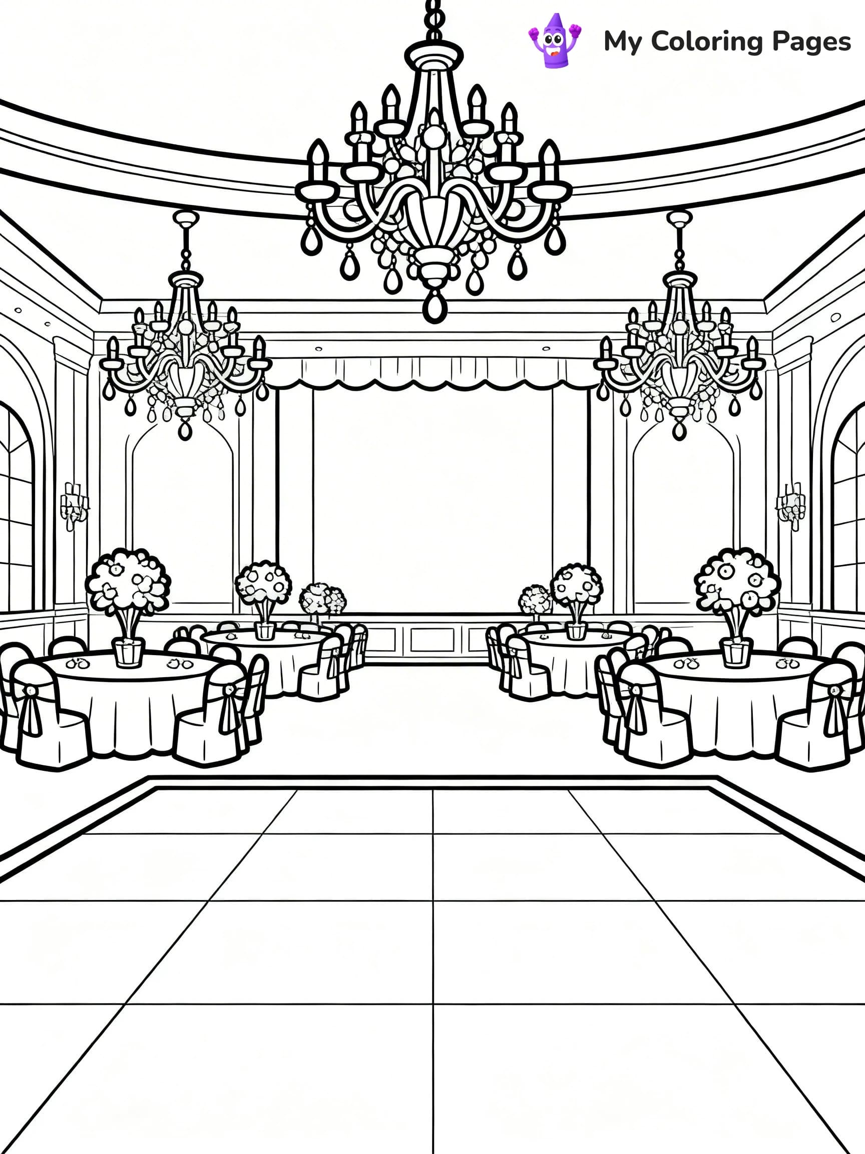Hotel Coloring Pages - 6