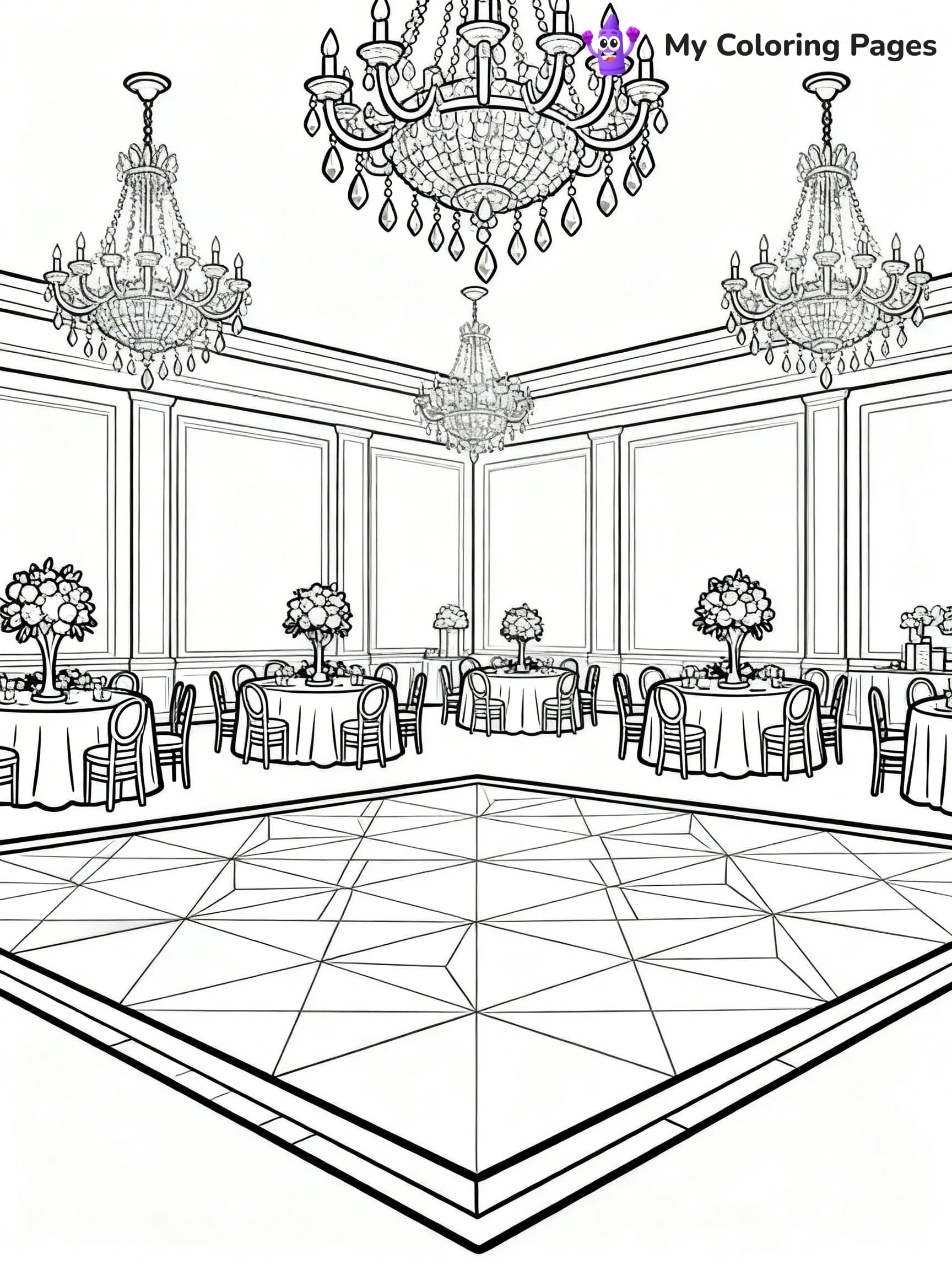 Hotel Coloring Pages - 3
