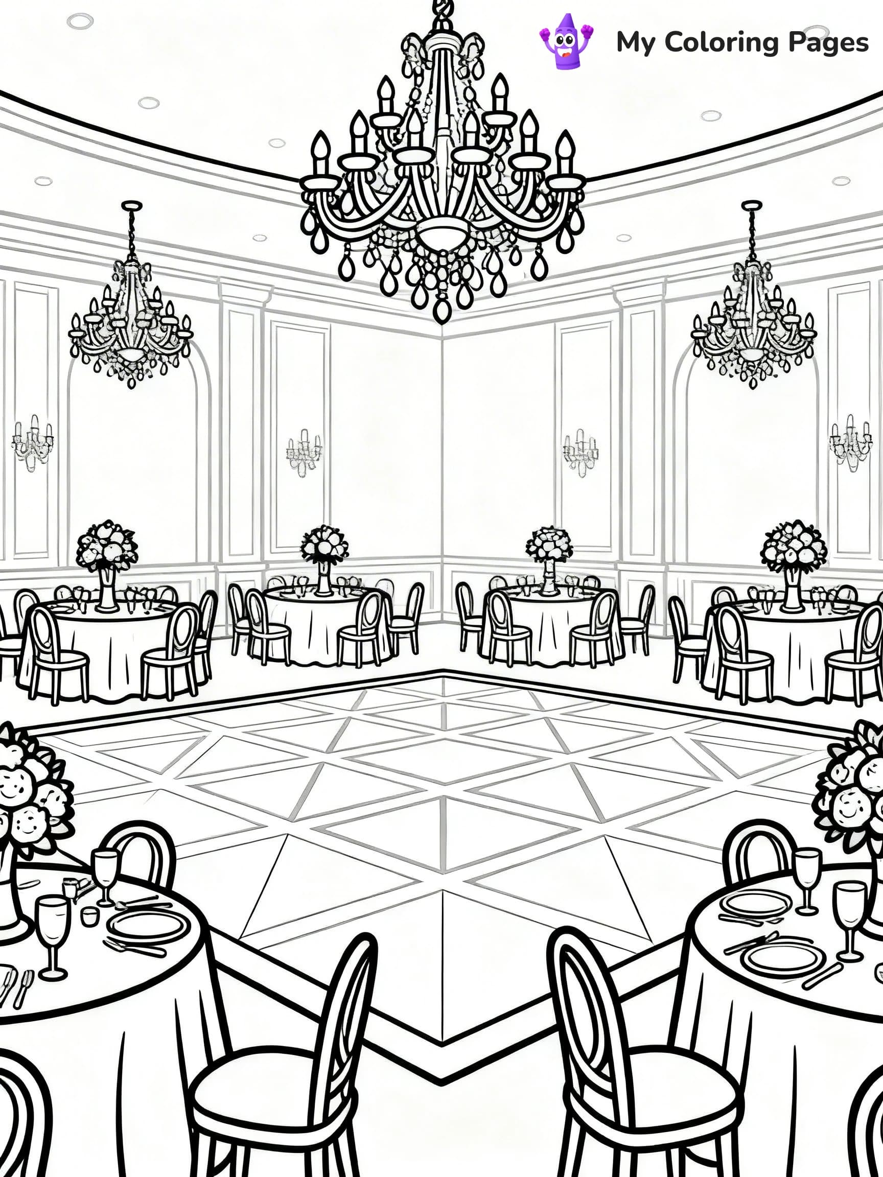Hotel Coloring Pages - 2