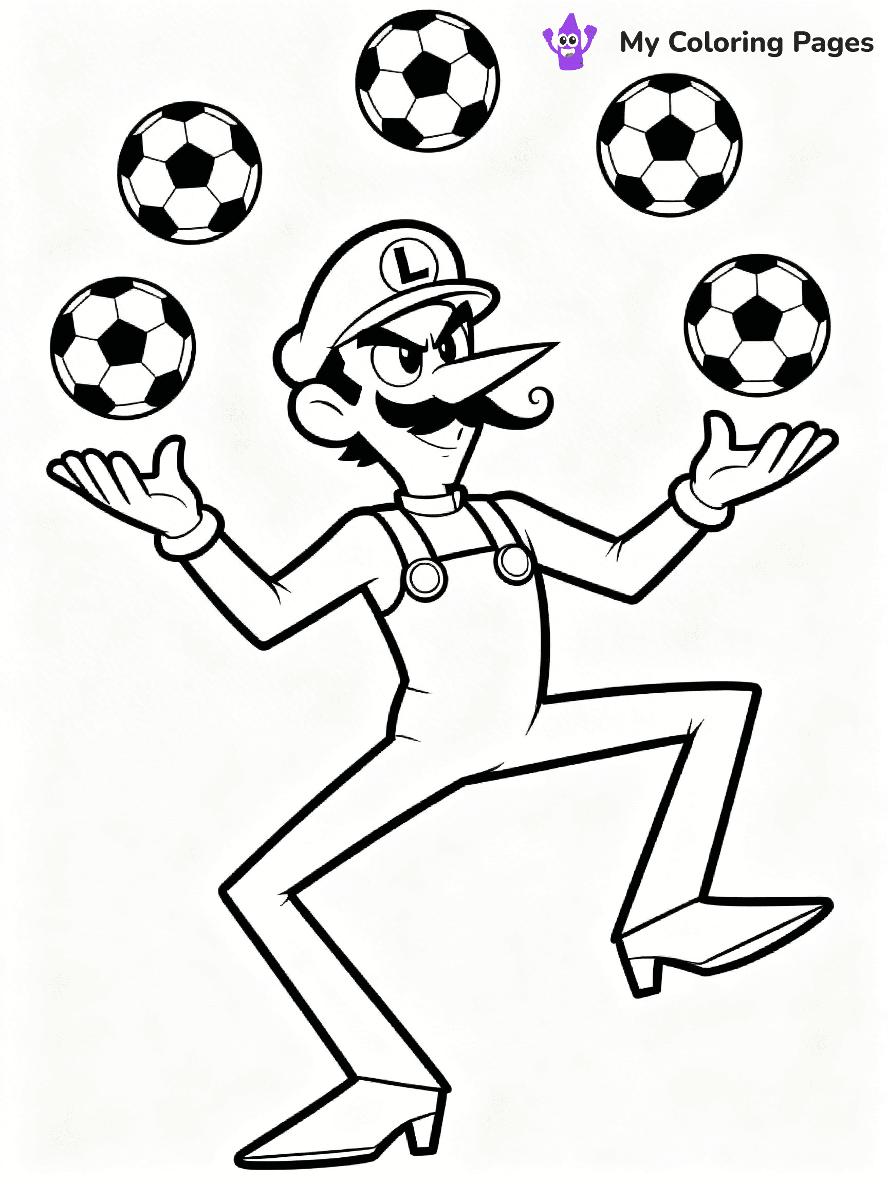 Wario Coloring Pages - 23