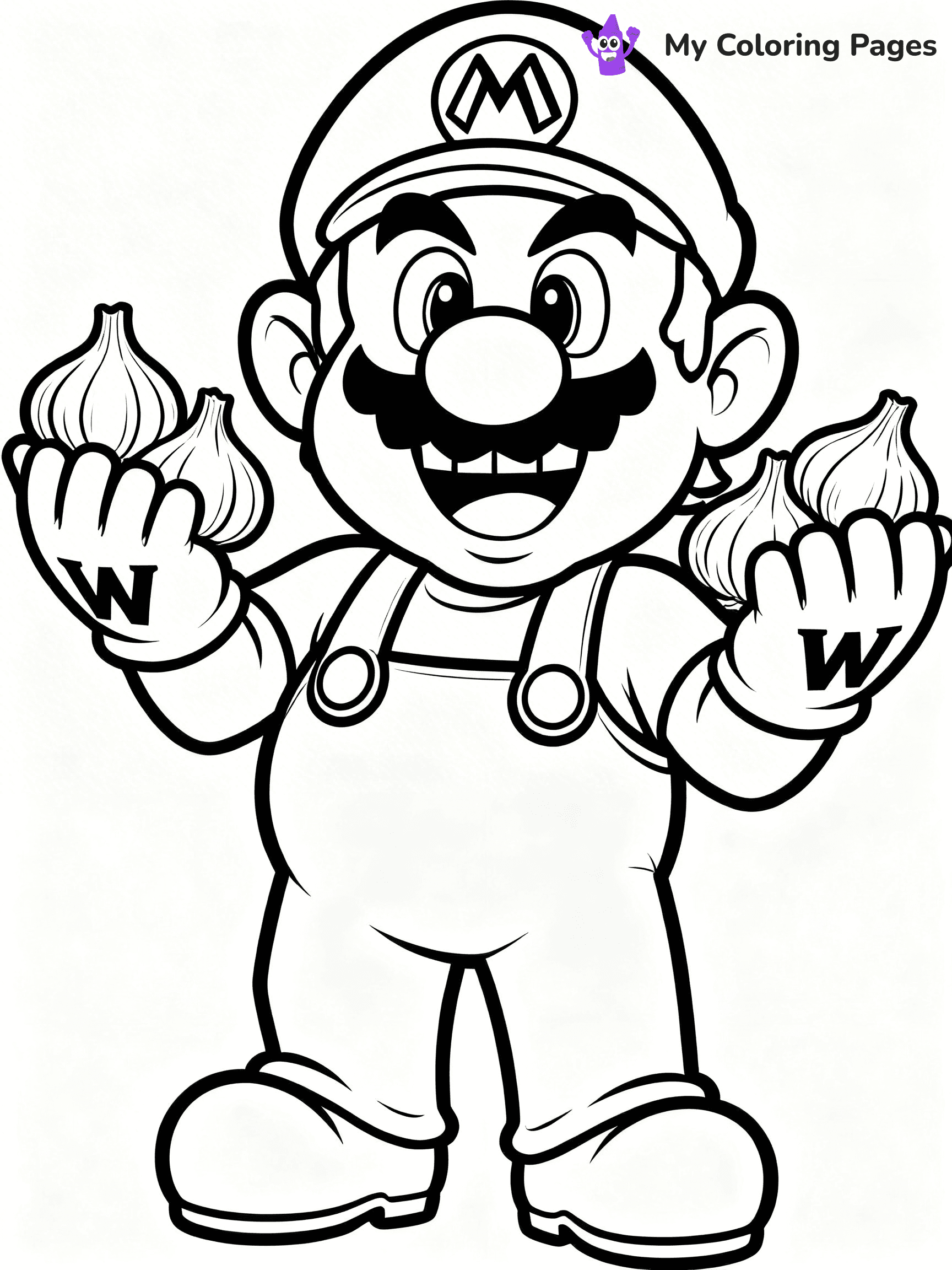 Wario Coloring Pages - 22