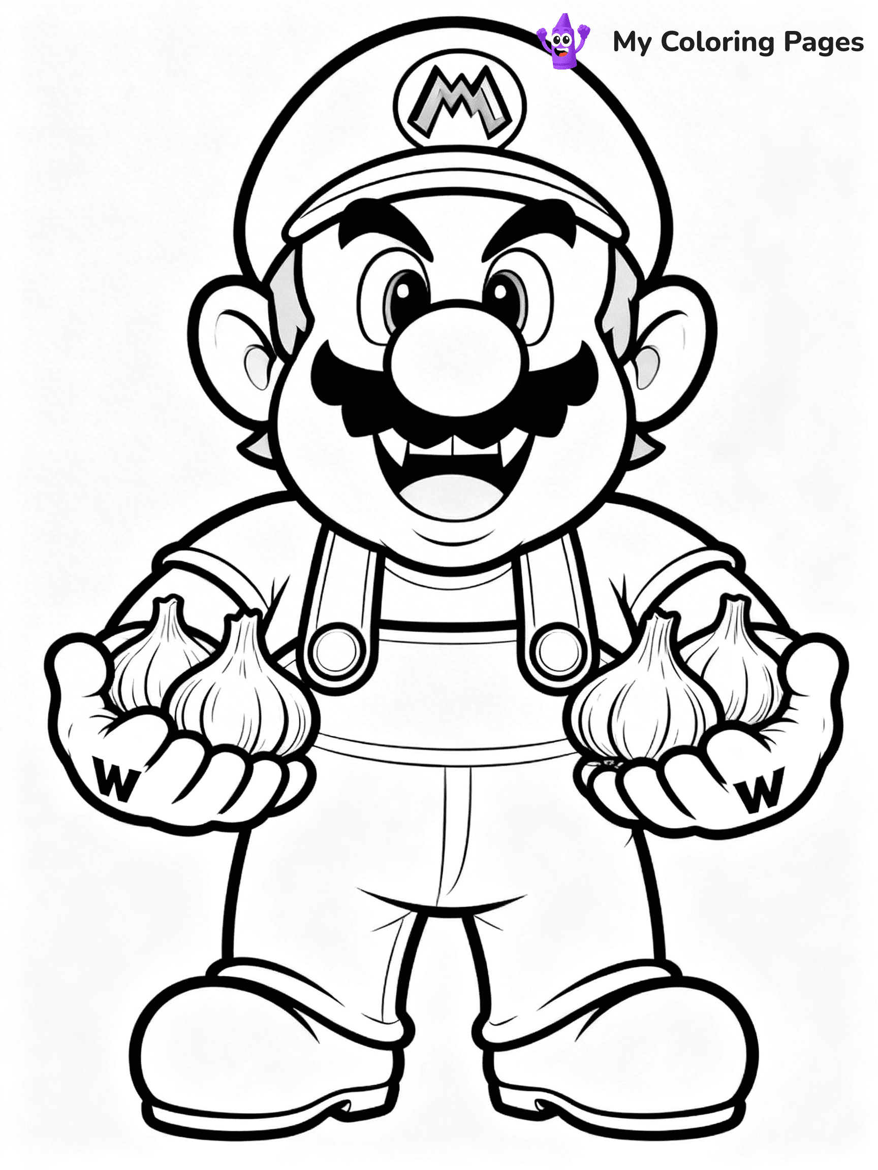 Wario Coloring Pages - 21