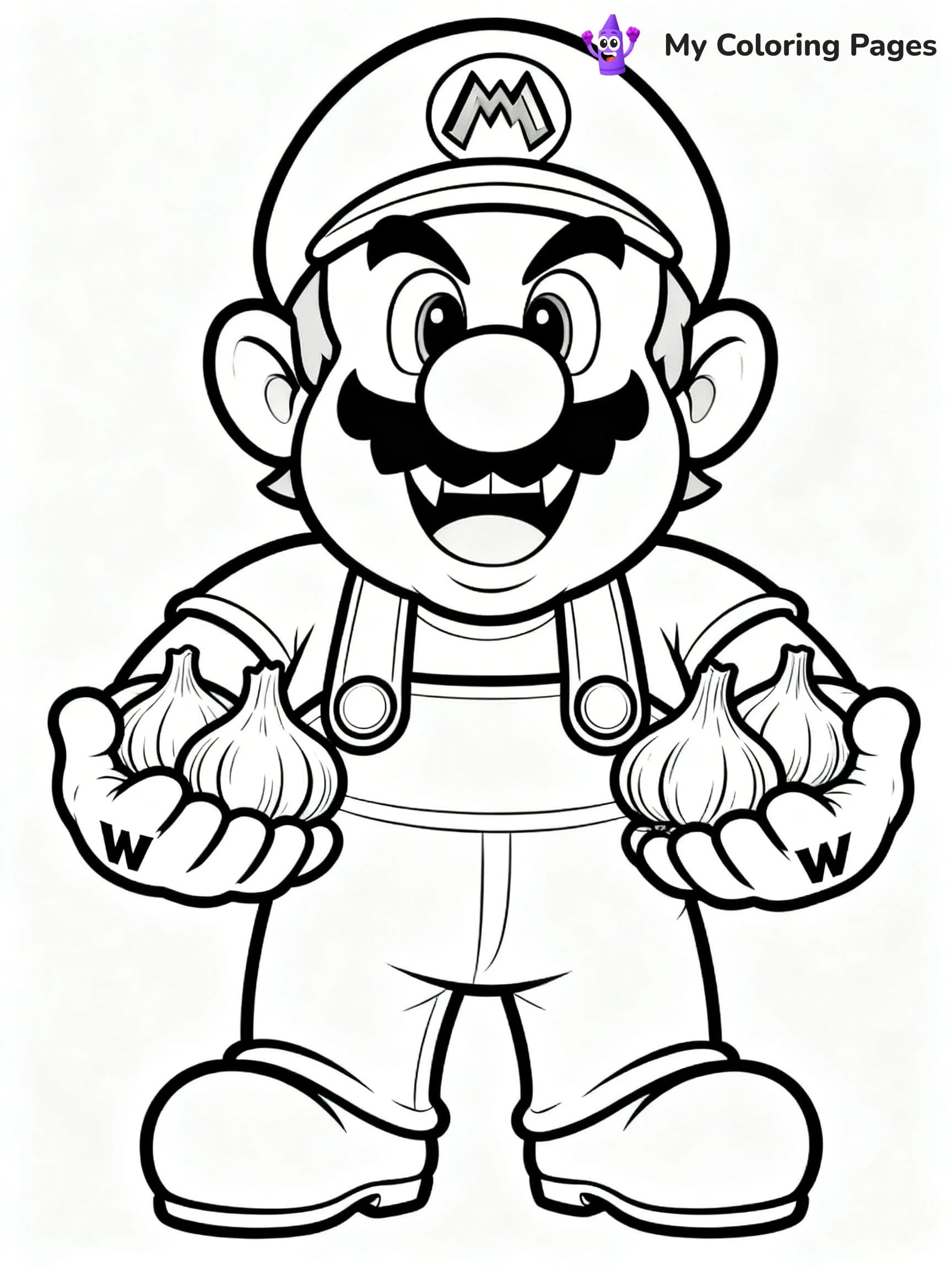 Wario Coloring Pages - 21