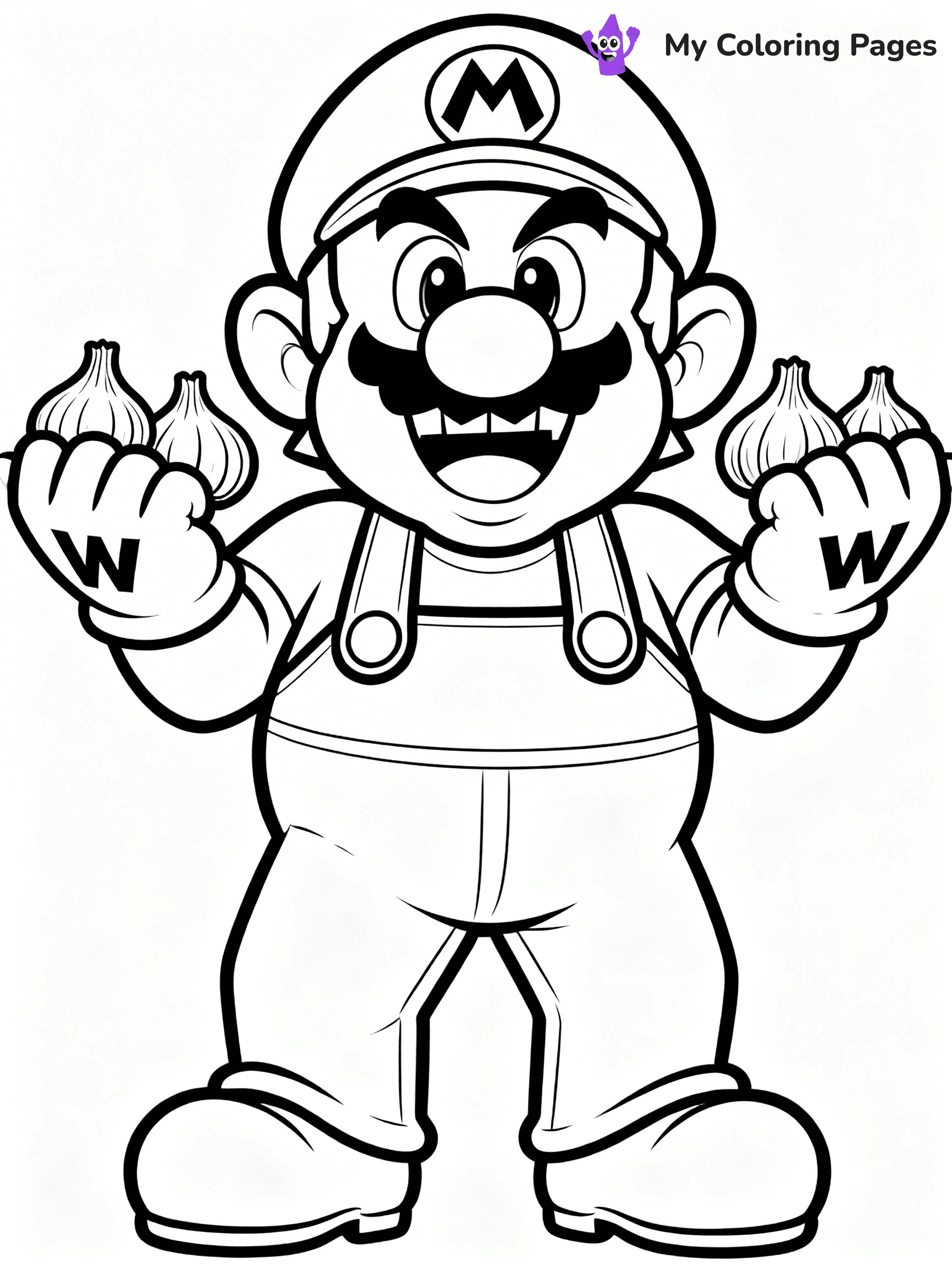 Wario Coloring Pages - 20