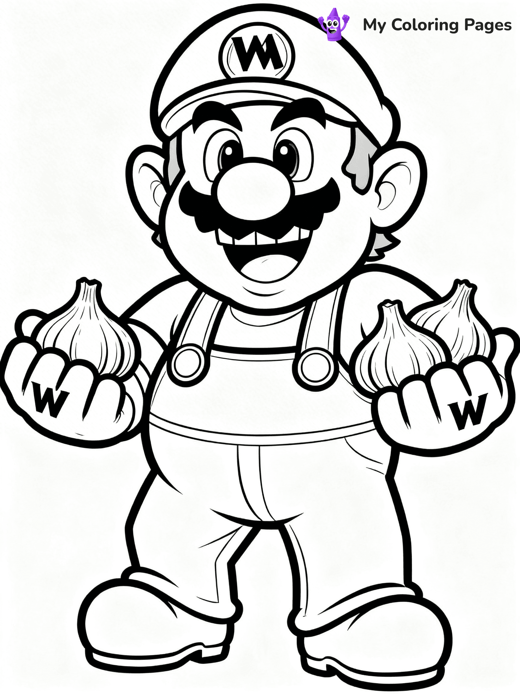 Wario Coloring Pages - 19