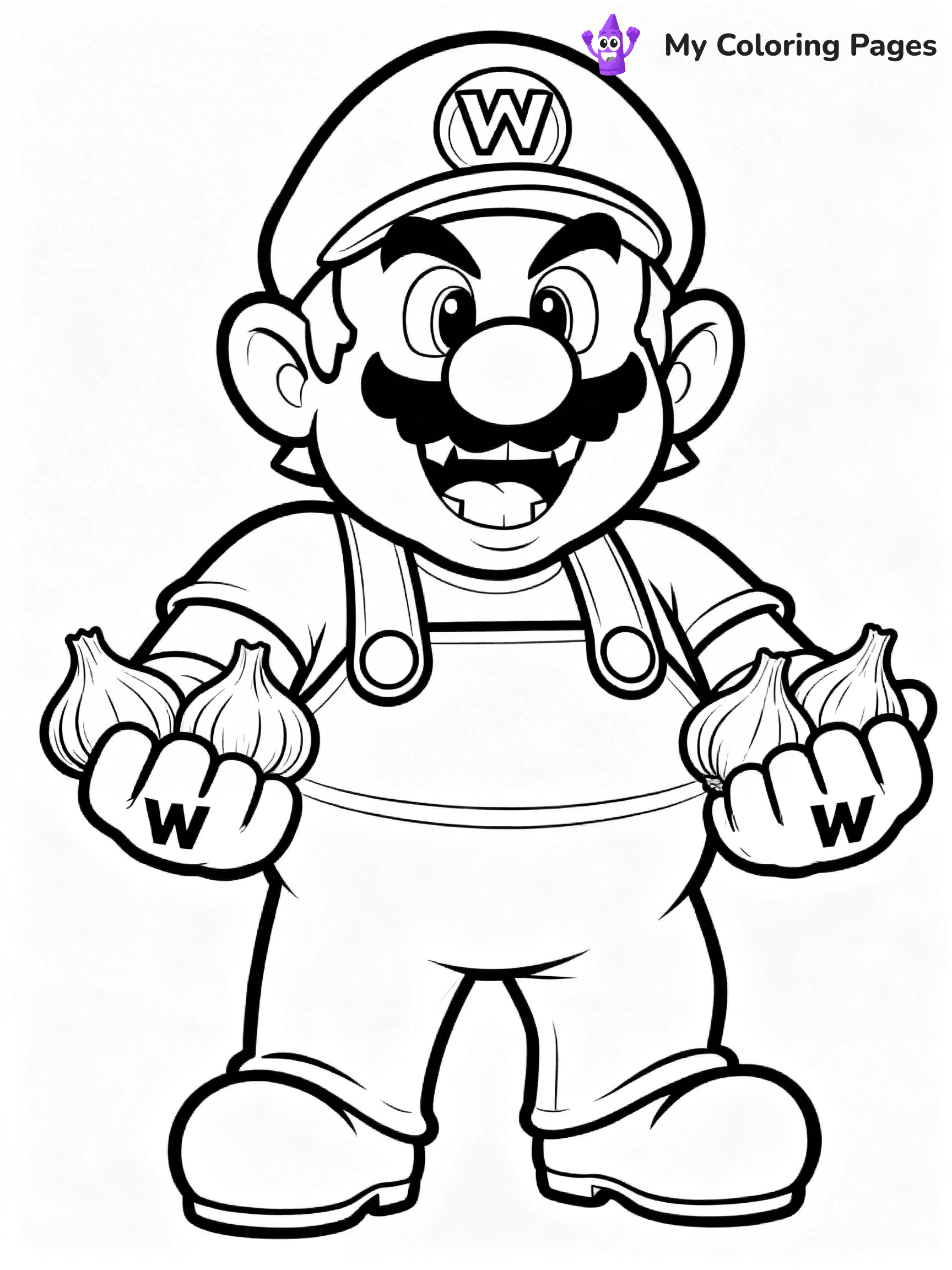 Wario Coloring Pages - 18