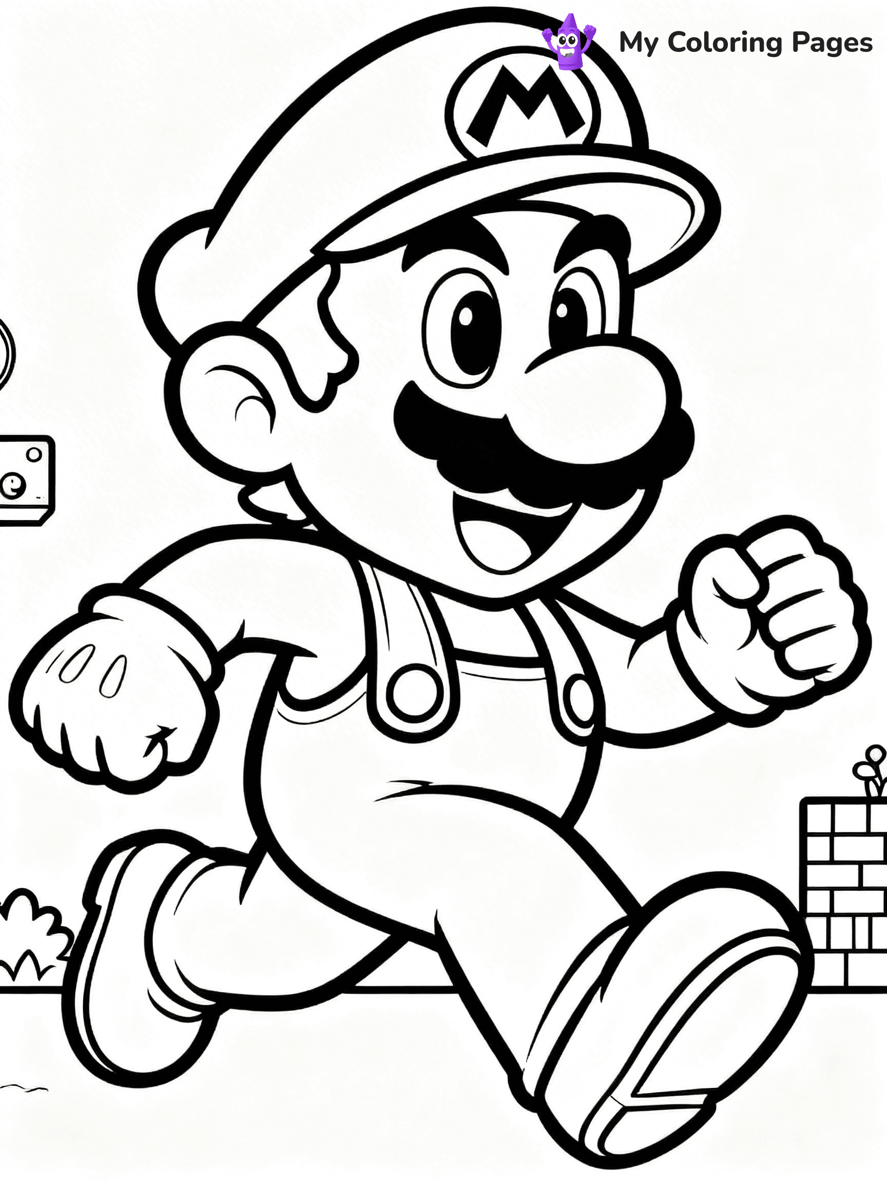 Wario Coloring Pages - 14