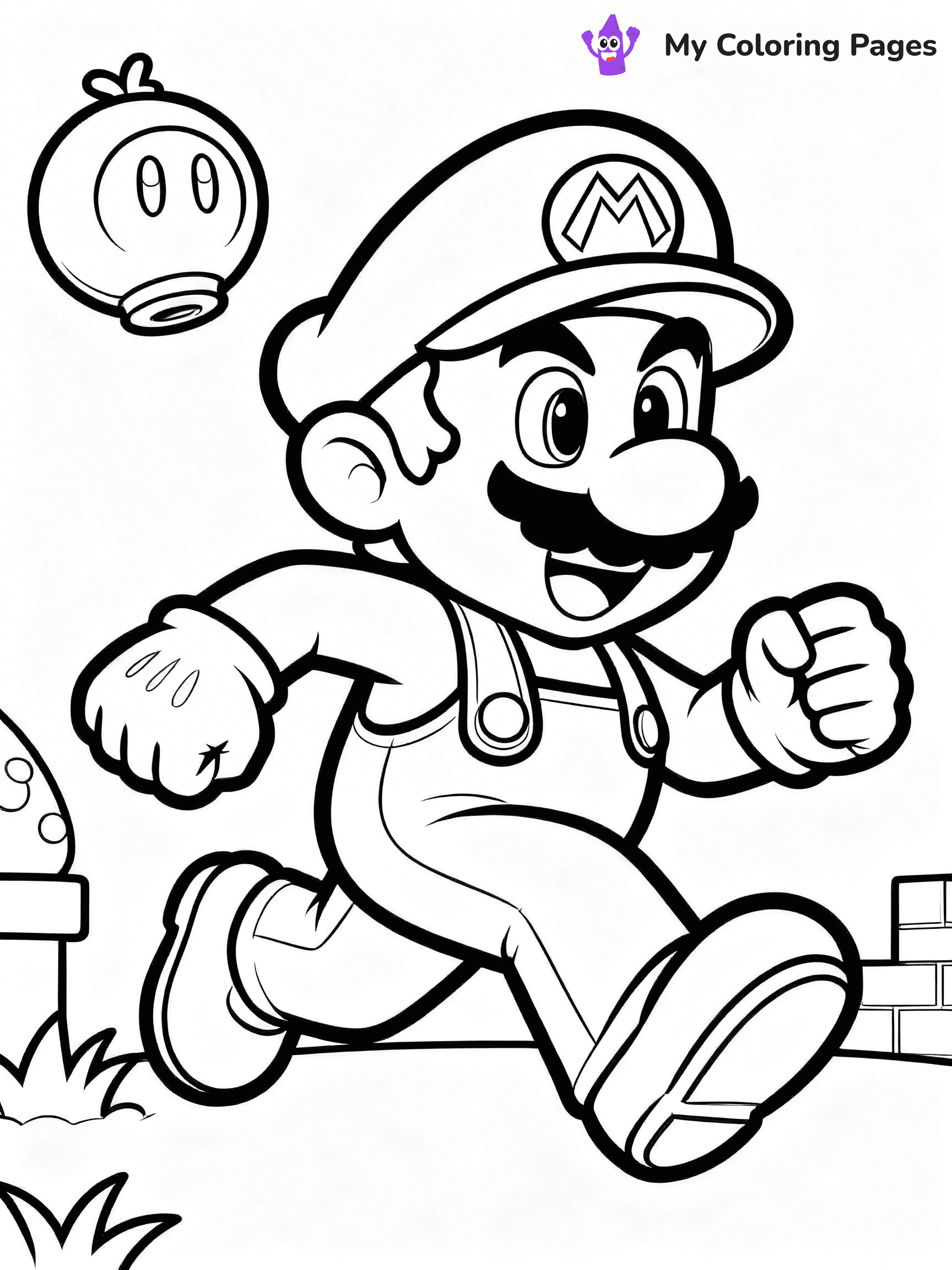 Wario Coloring Pages - 13