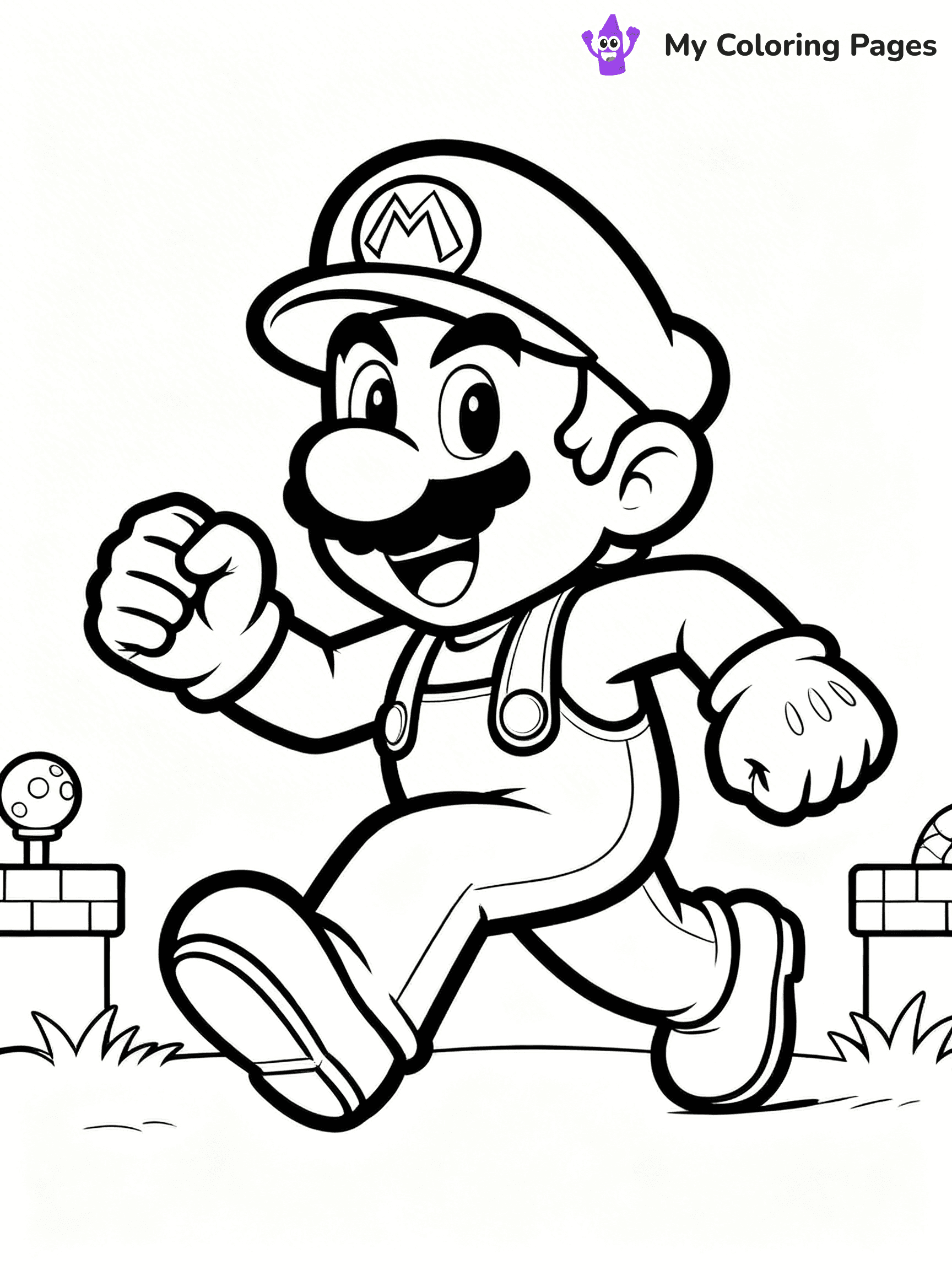 Wario Coloring Pages - 11