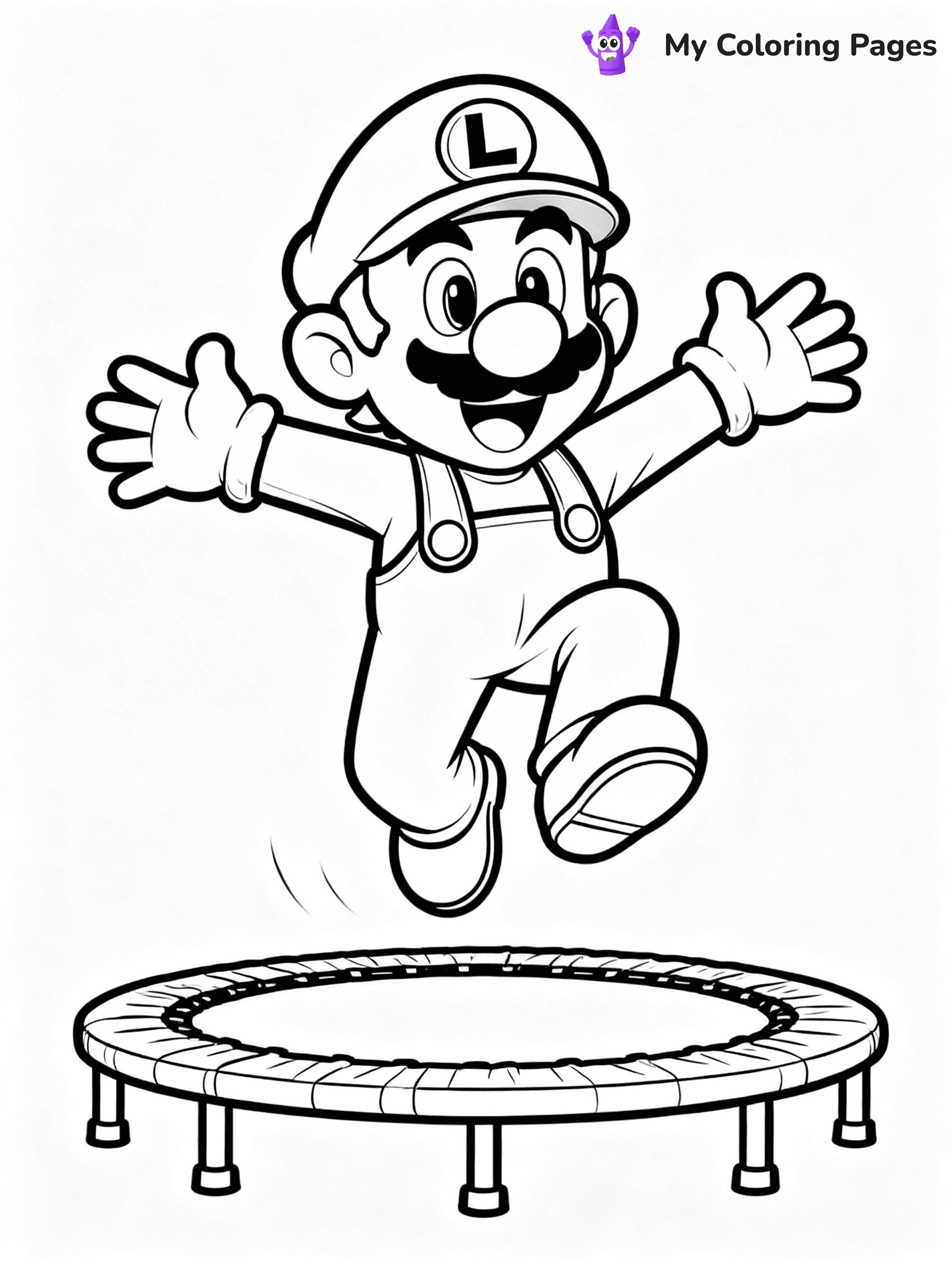 Wario Coloring Pages - 8