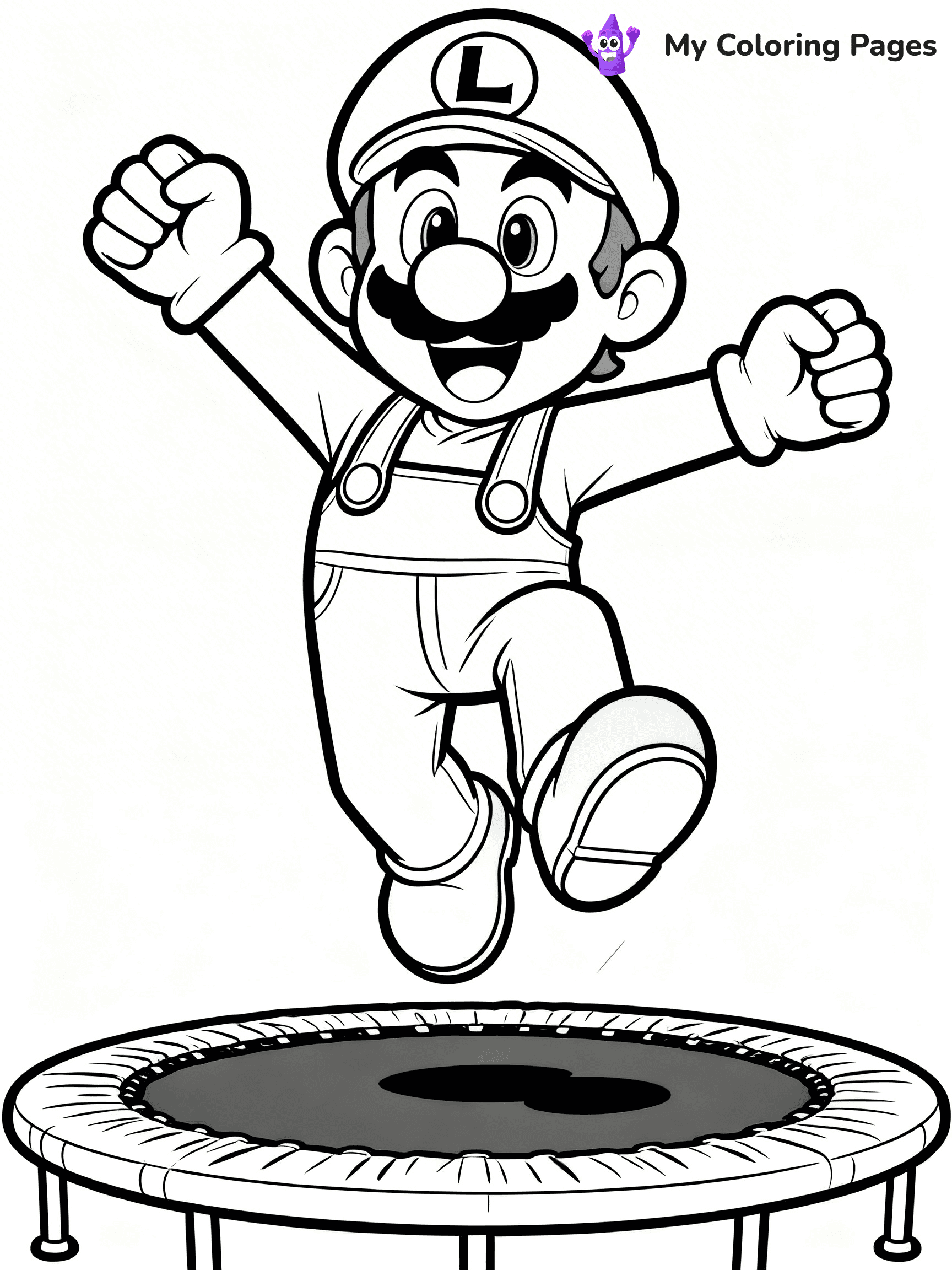 Wario Coloring Pages - 7