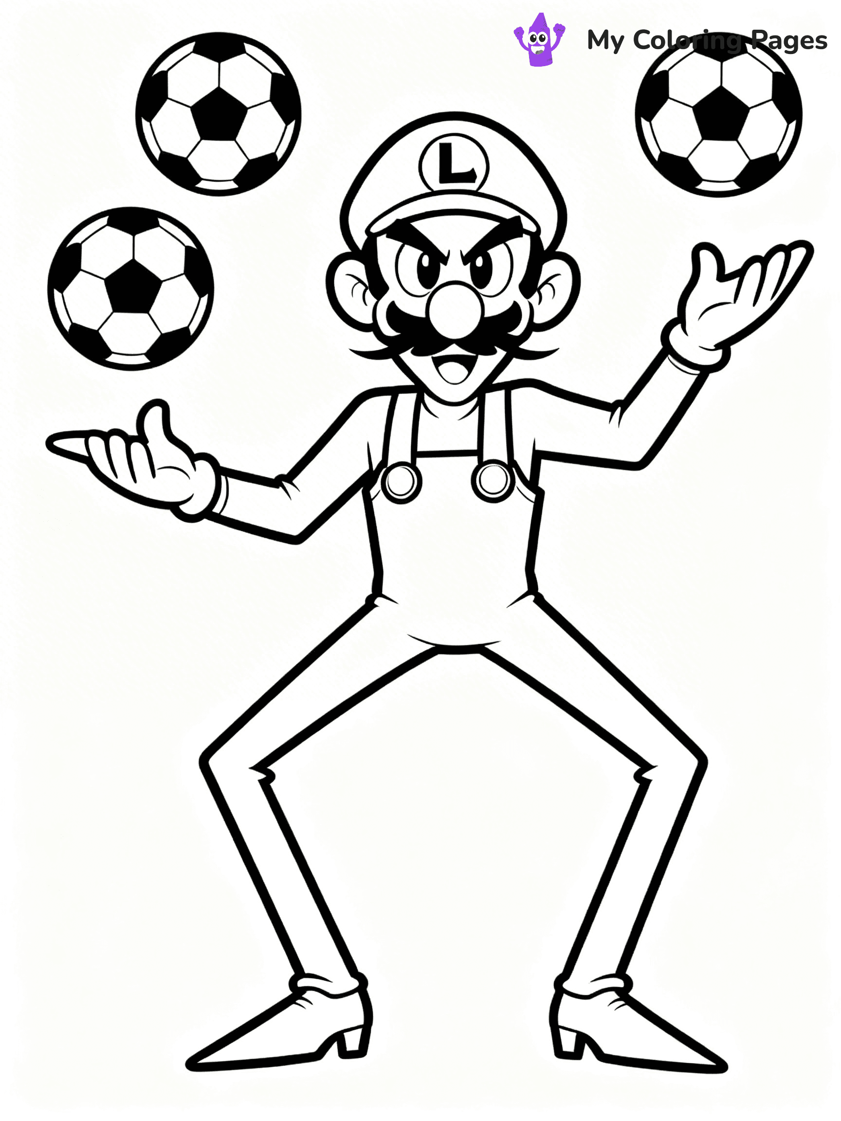 Wario Coloring Pages - 5