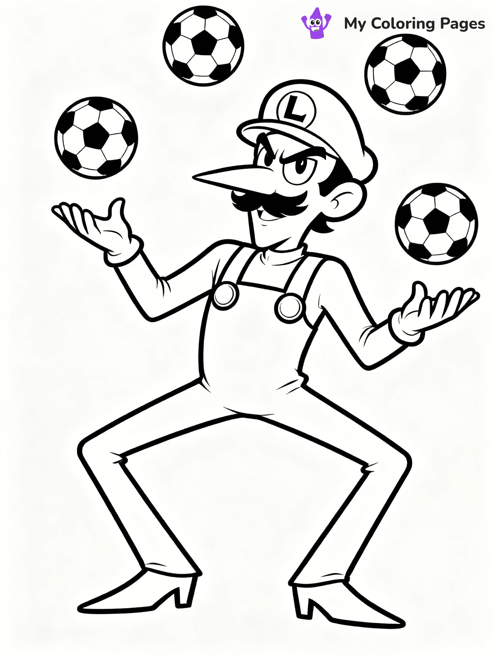 Wario Coloring Pages - 3